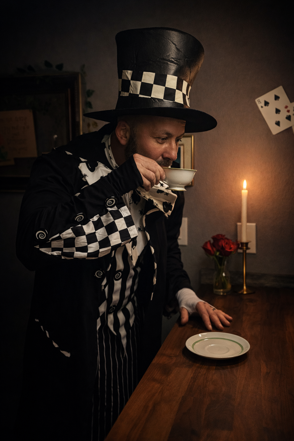 Alice in Wonderland 40th birthday party design by Oregon event planner Petross Events - tea