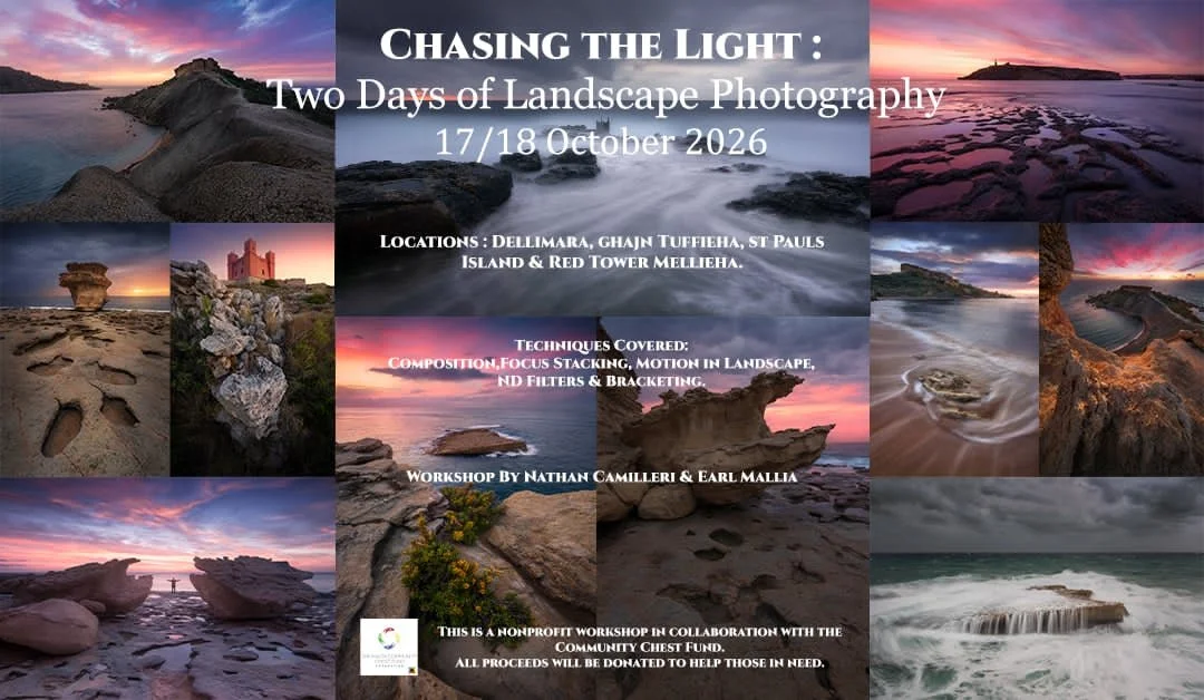 CHASING THE LIGHT : Two Days Of Landscape Photography In Aid Of The Community Chest Fund