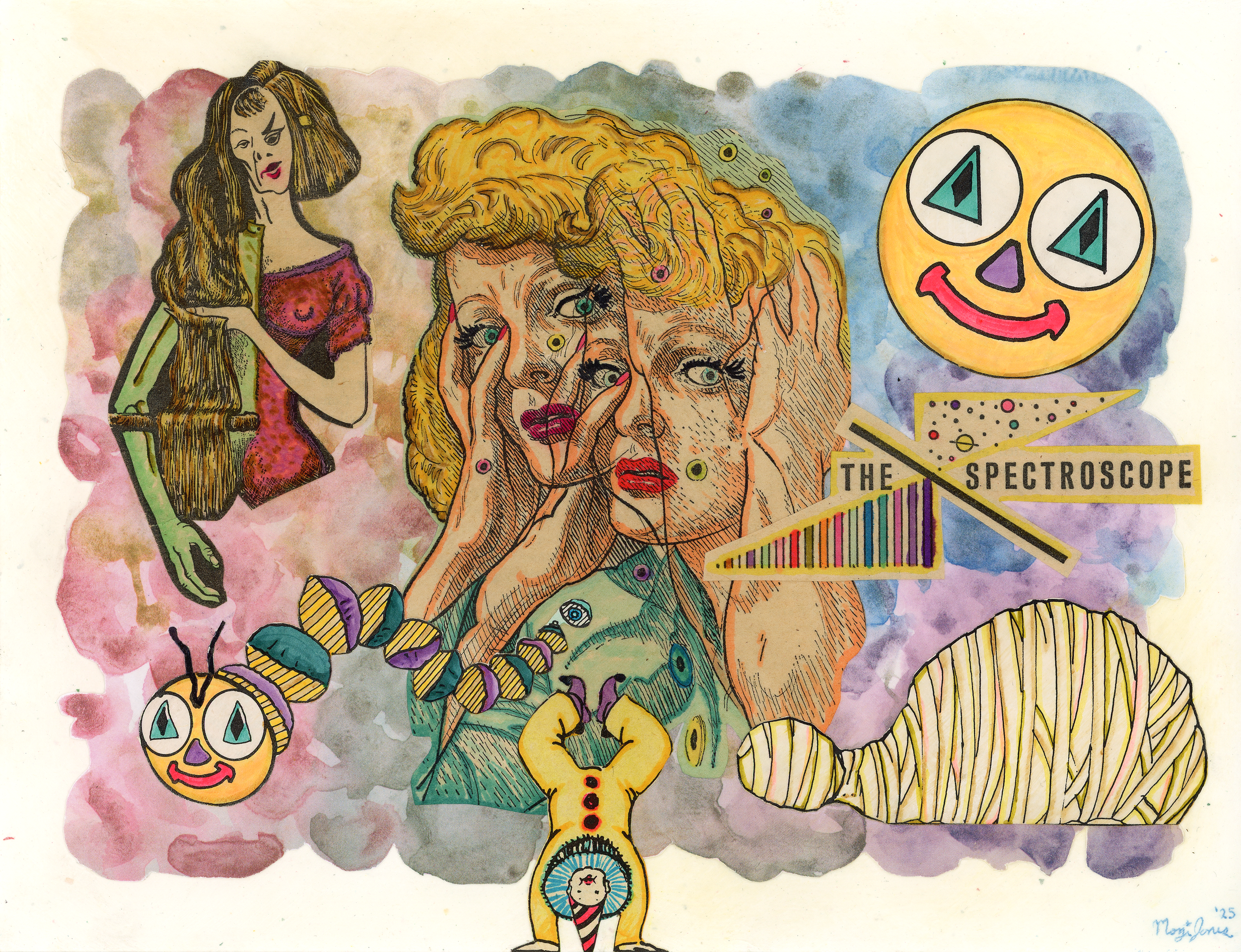 "The Spectroscope" (Analog collage)