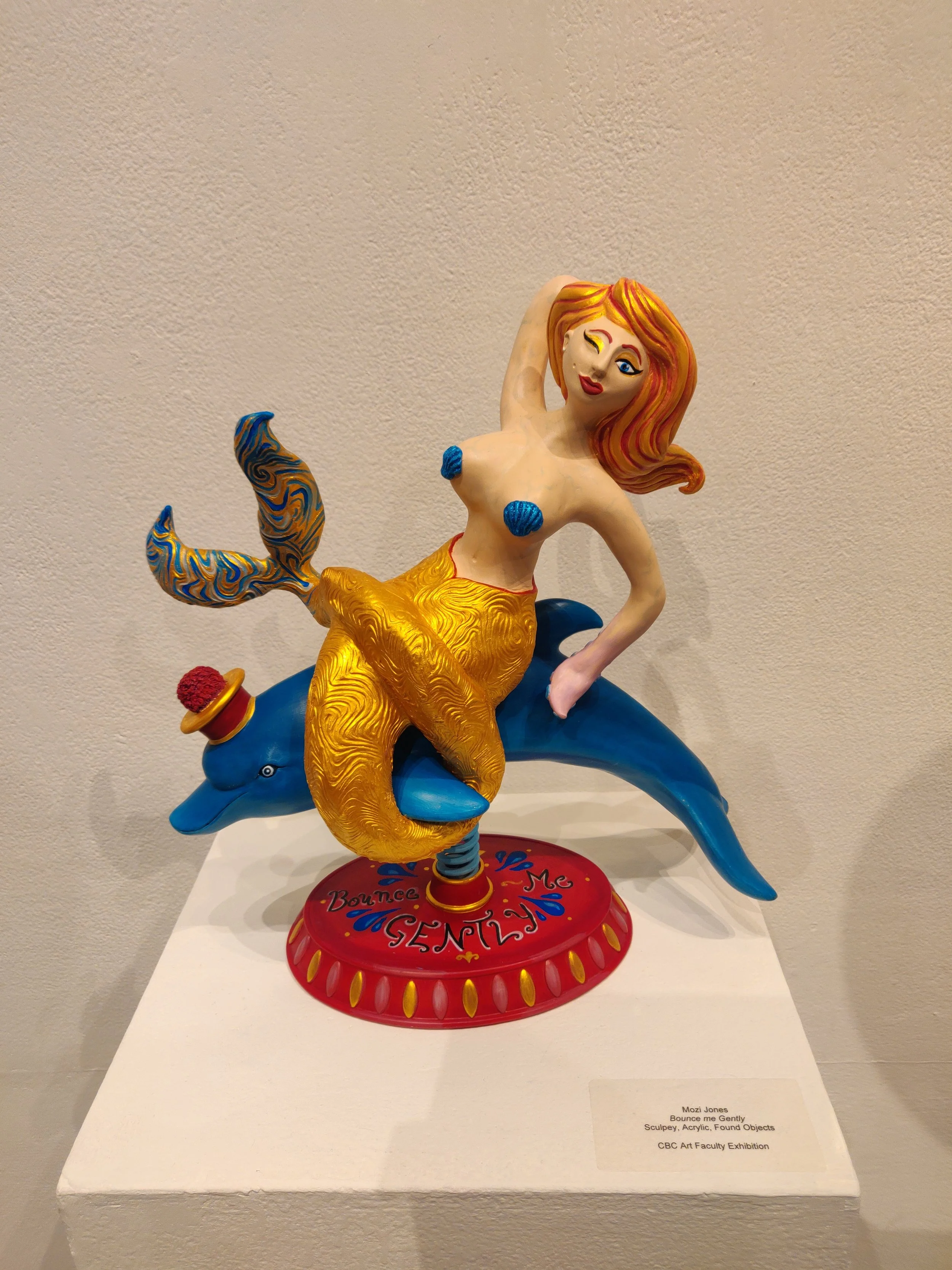 "Bounce Me Gently" Lexi the Sexy Mermaid and Dilly the Silly Dolphin 
(An unsolicited collaboration with Mary Englebright)