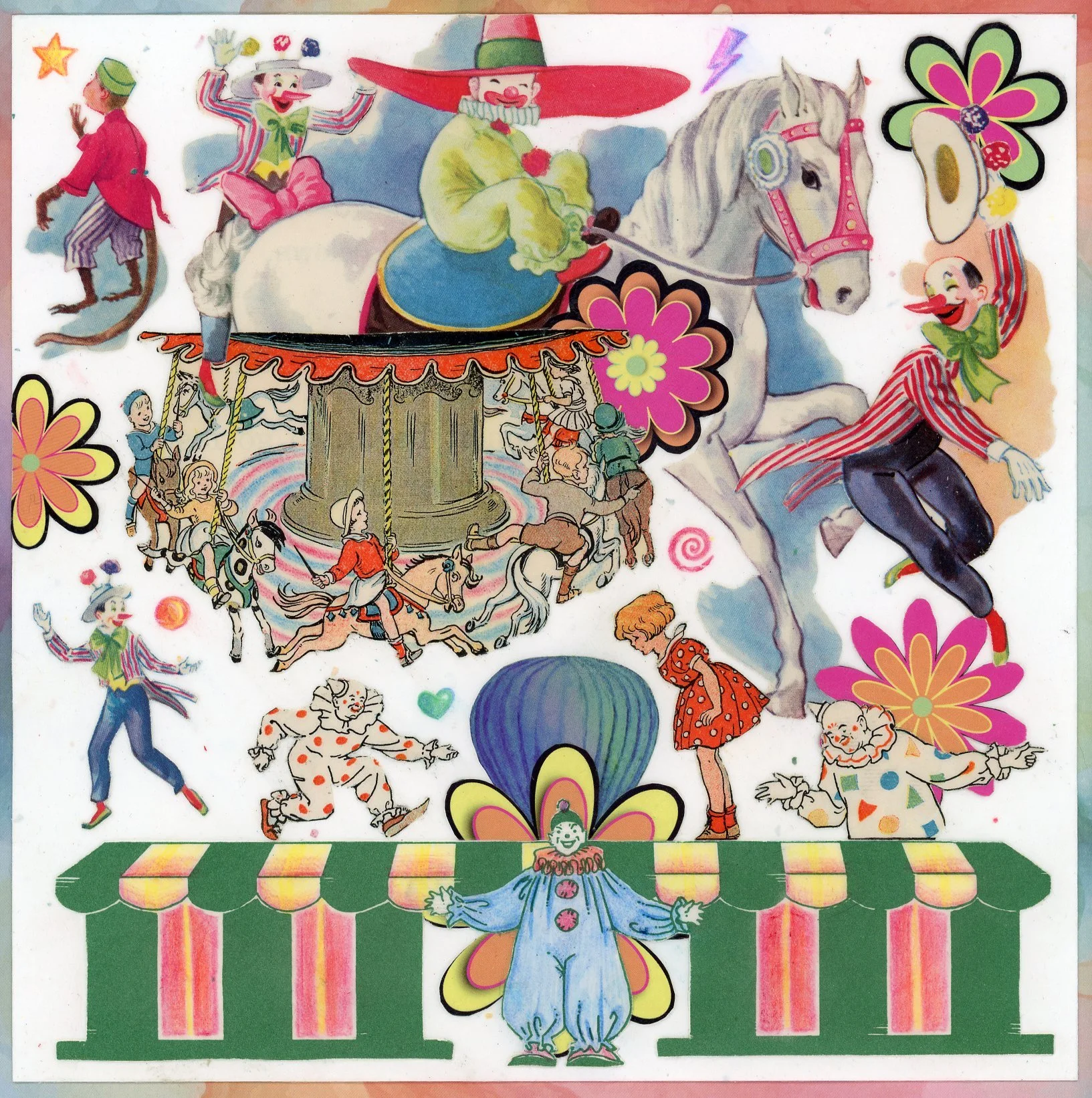 I'm Running Away to Join the Circus (Analog collage)