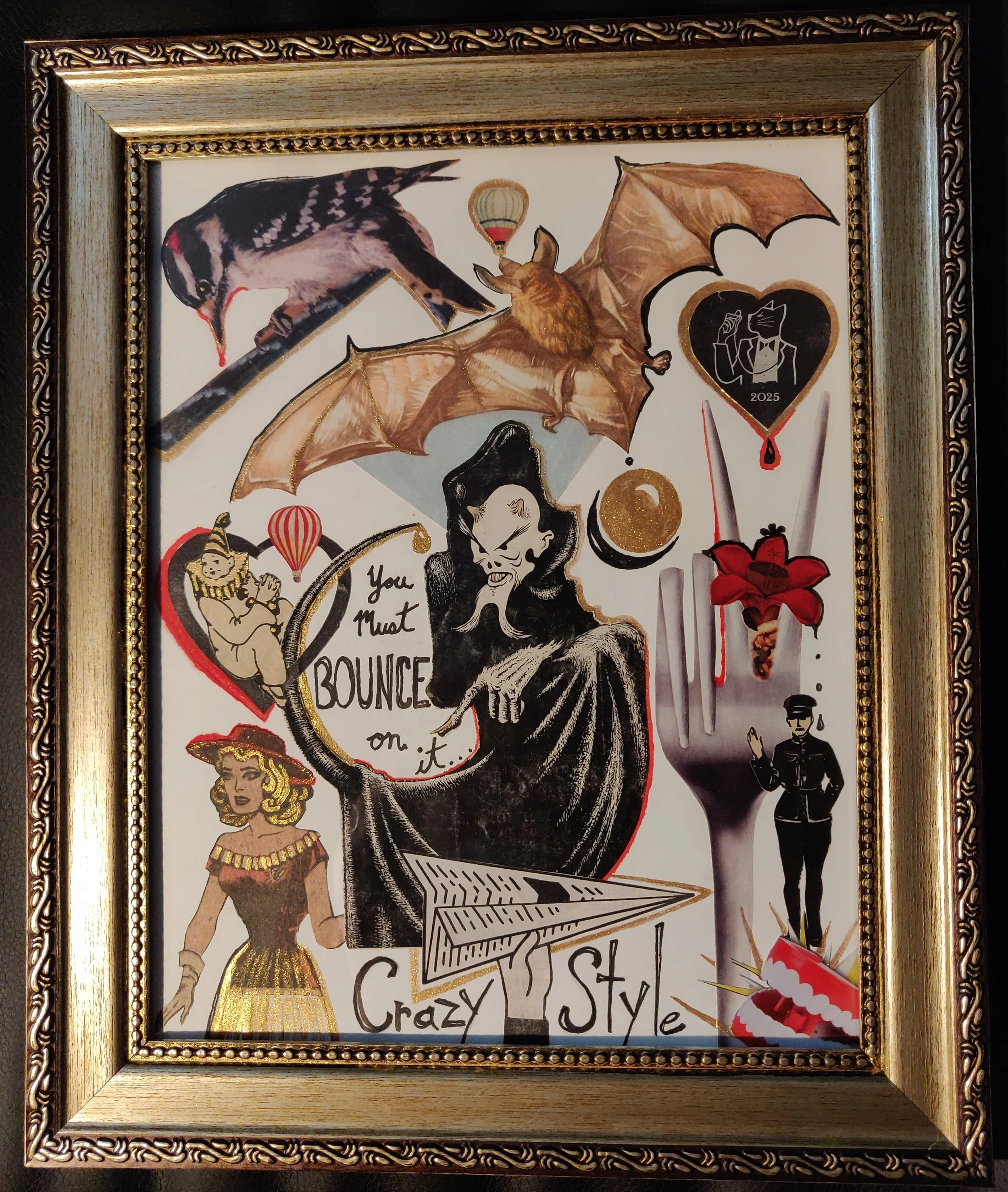 "Nosferatu: Crazy Style" (Analog collage)