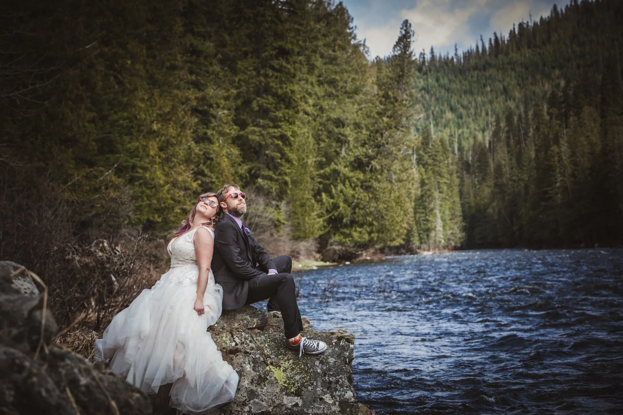 Newlyweds photographed in soft natural light, focusing on movement, emotion, and authentic interaction typical of San Antonio wedding photography.