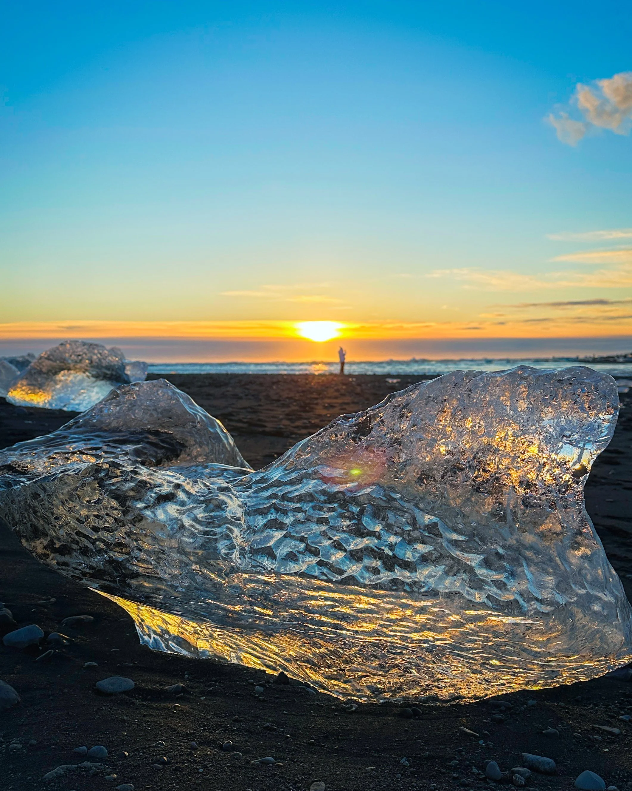 Breiðamerkursandur. The Diamond Beach