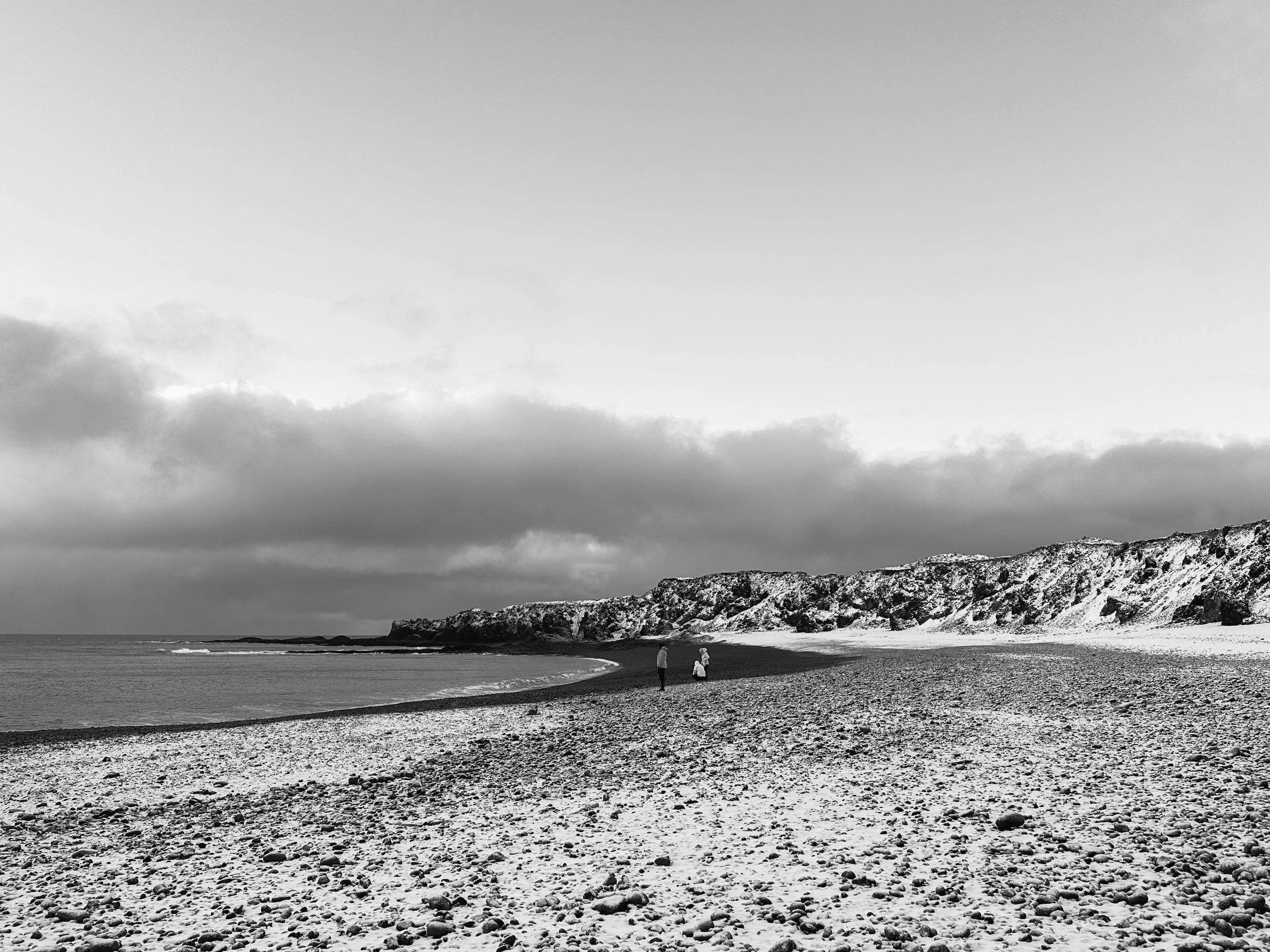 On the beach - Djúpalónssandur 