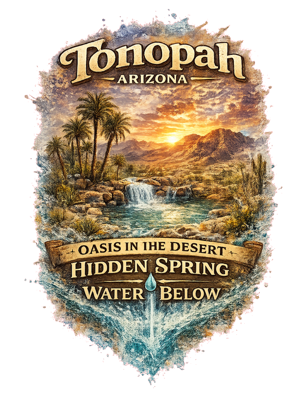 Custom 'Tonopah Arizona' Graphic Tee