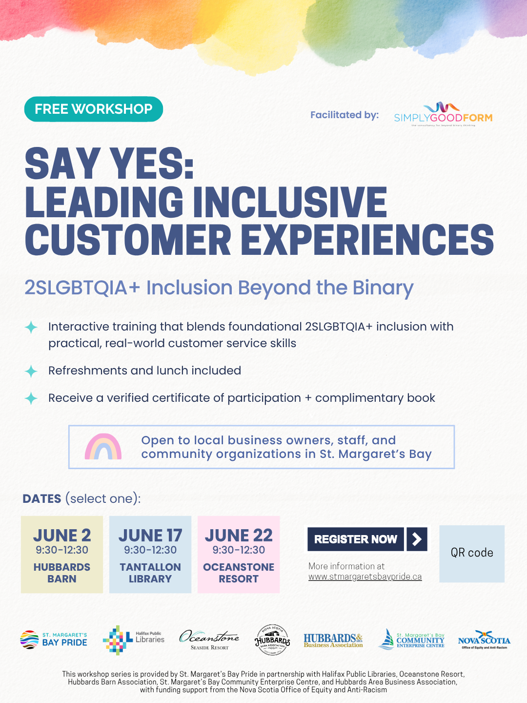 Say Yes: Leading Inclusive Customer Service Workshop: Hubbards