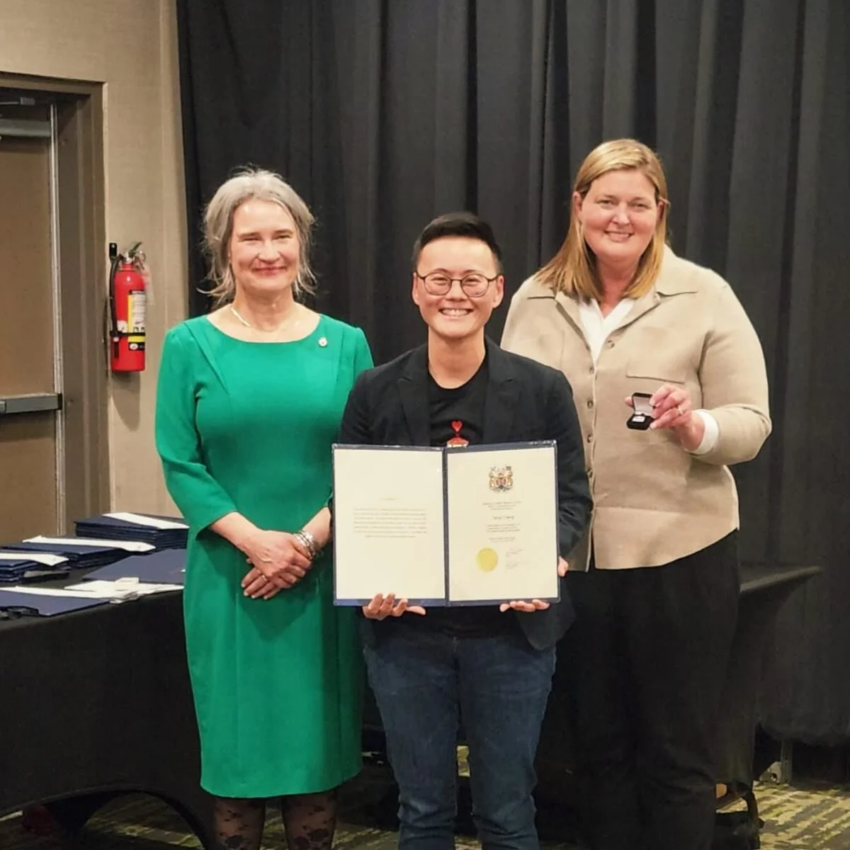 Last night, our co-founder Tania was recognized with a Volunteer Award by the Halifax Regional Municipality alongside many other amazing volunteers from District 13 and across the HRM as part of National Volunteer Week! 🥳👏

SMB Pride is a community