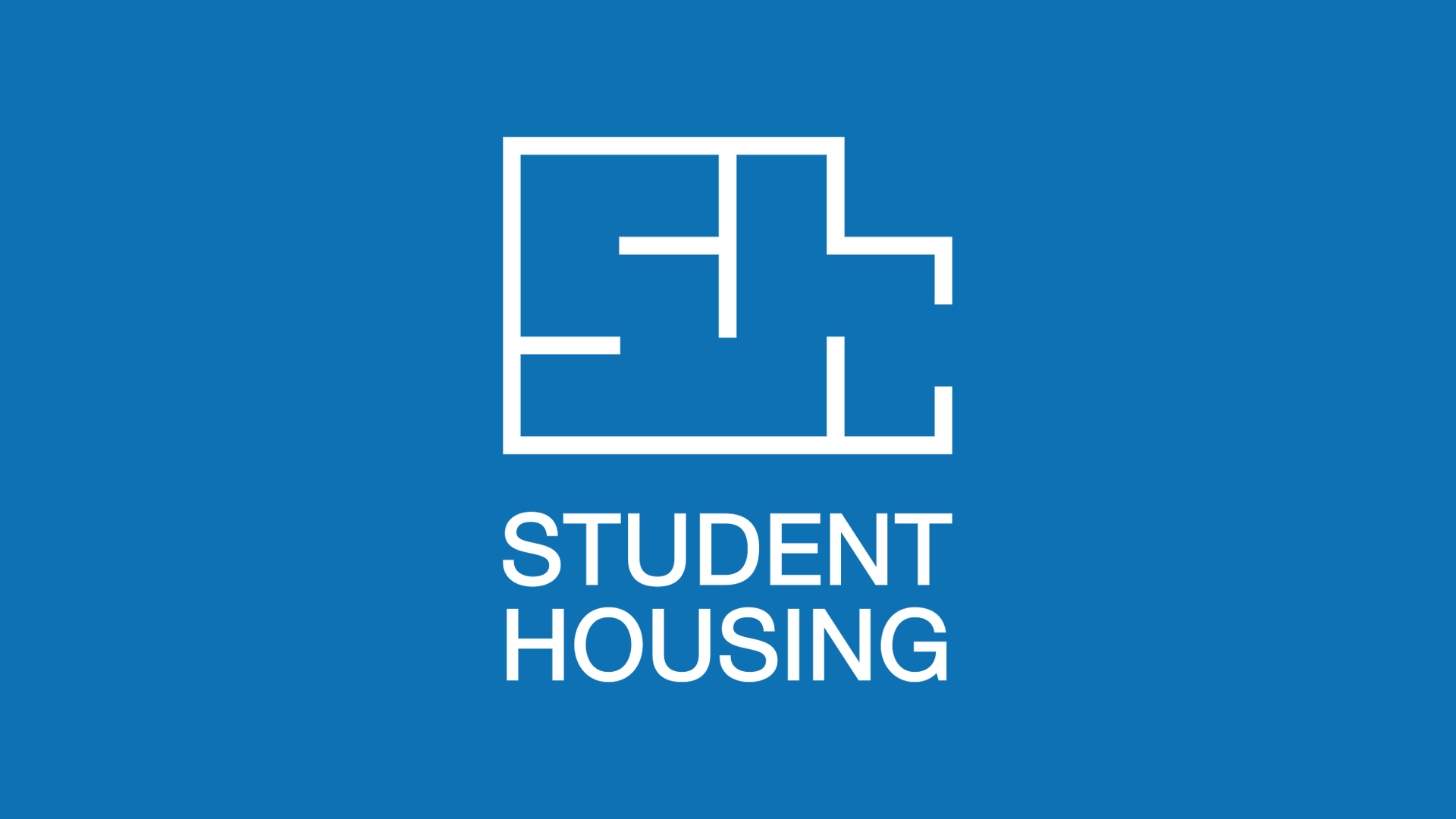 Student Housing minimalist logo and creative direction applied to colour palette