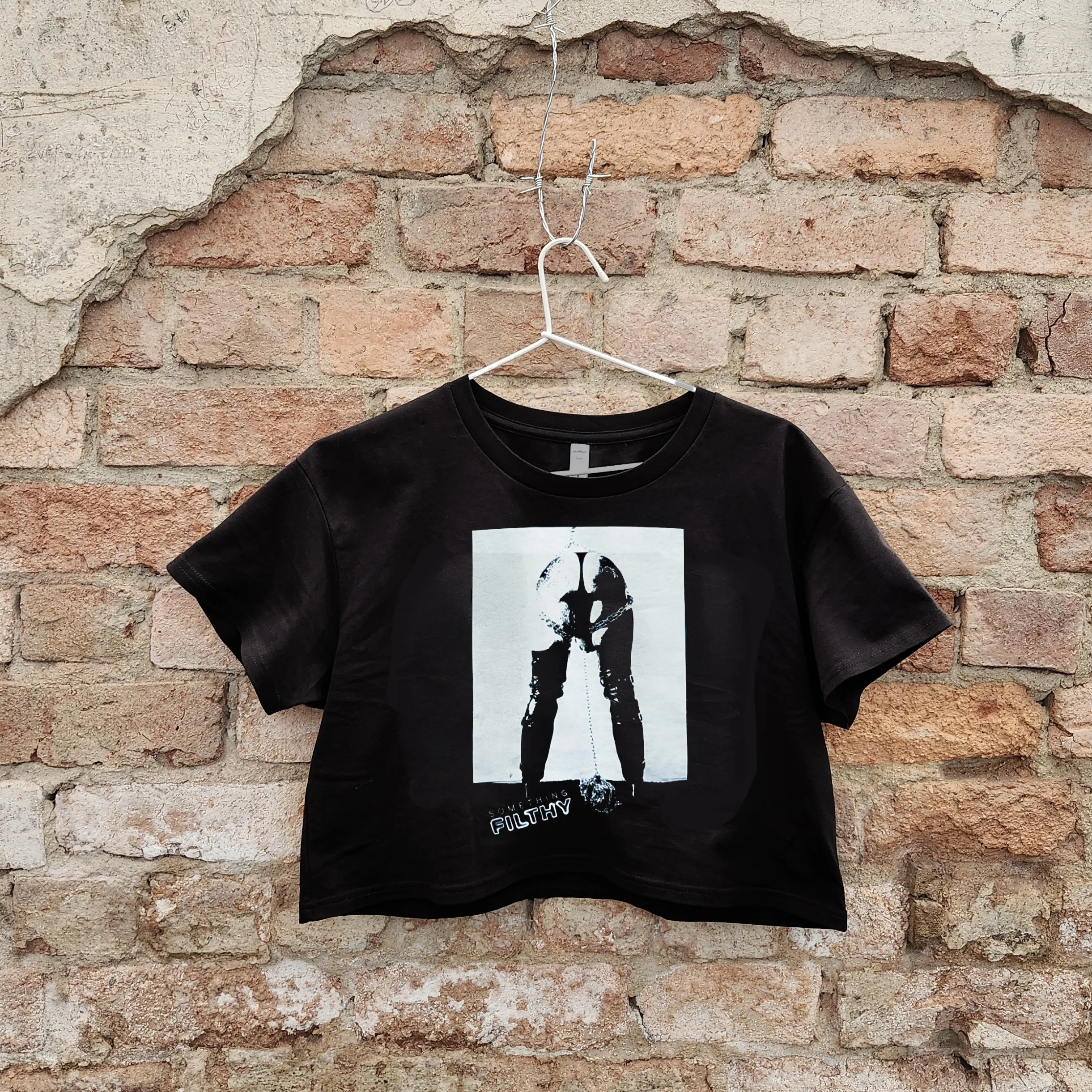 'Chained Down' Unisex Crop T-Shirt