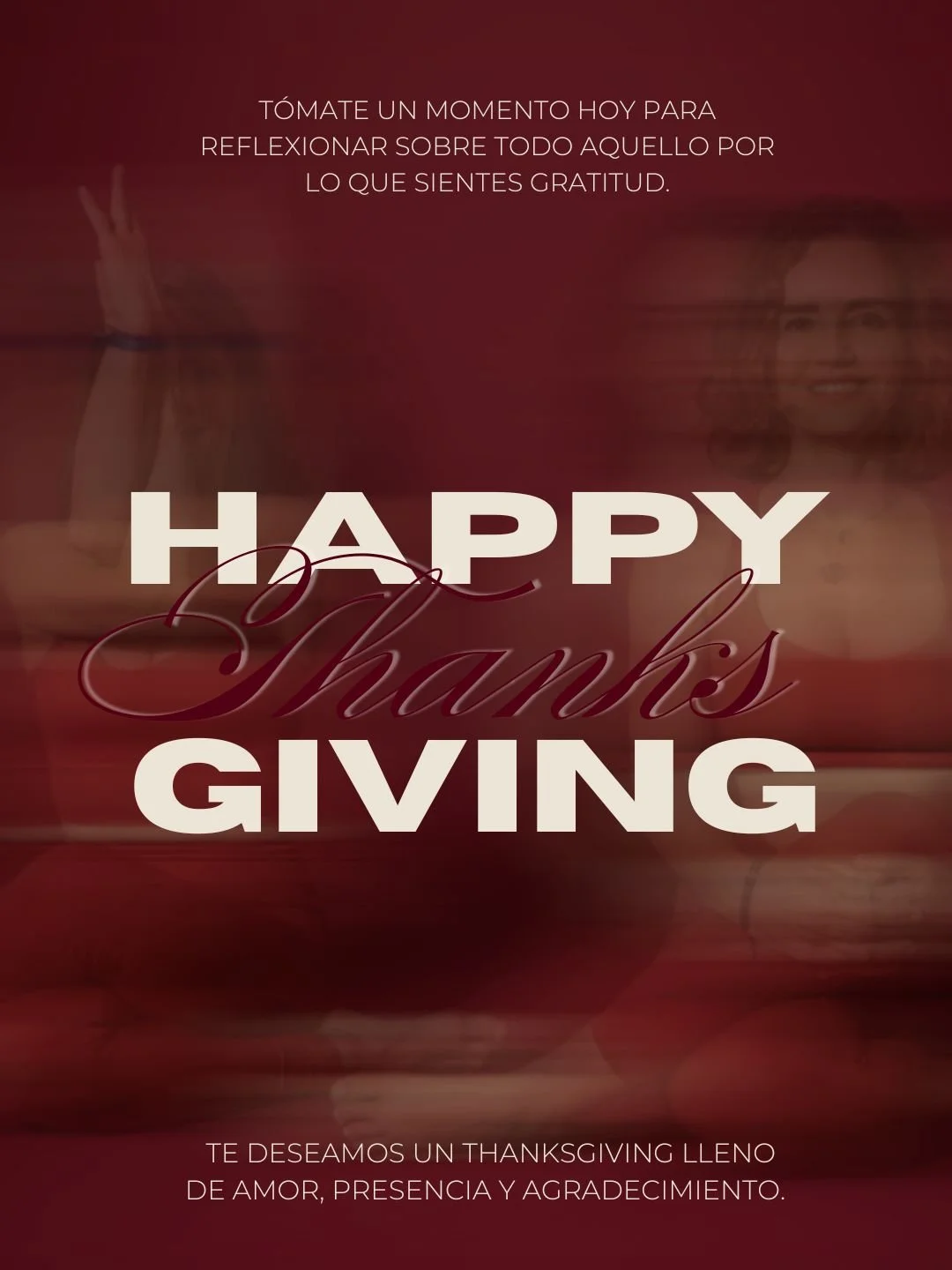 T&oacute;mate un momento hoy para reflexionar sobre todo aquello por lo que sientes gratitud.

 Te deseamos un Thanksgiving lleno de amor, presencia y agradecimiento. 

#yogalove #yogini #yogalife  #amor #balance #thanksgiving