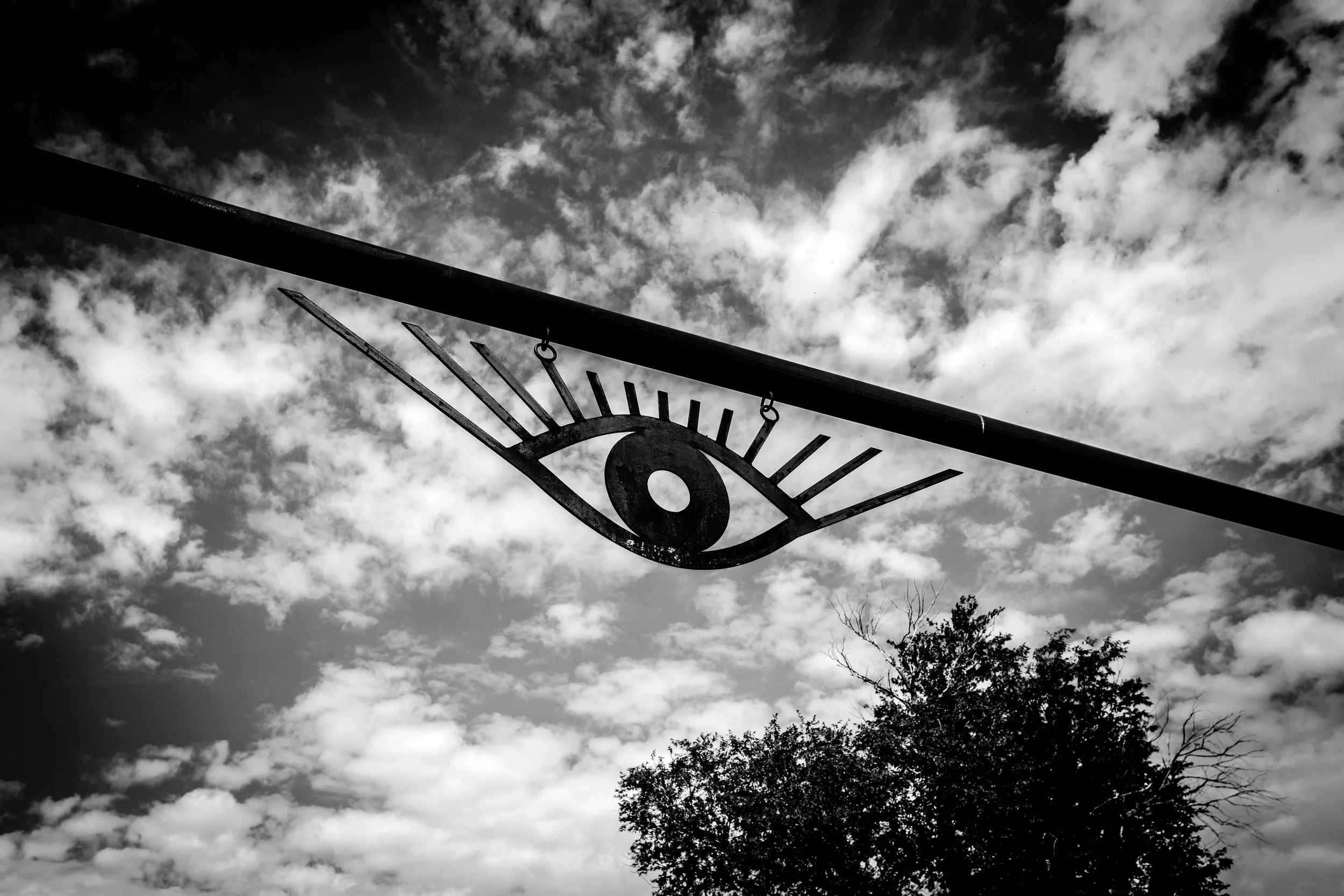 Eye Sign at El Cosmico