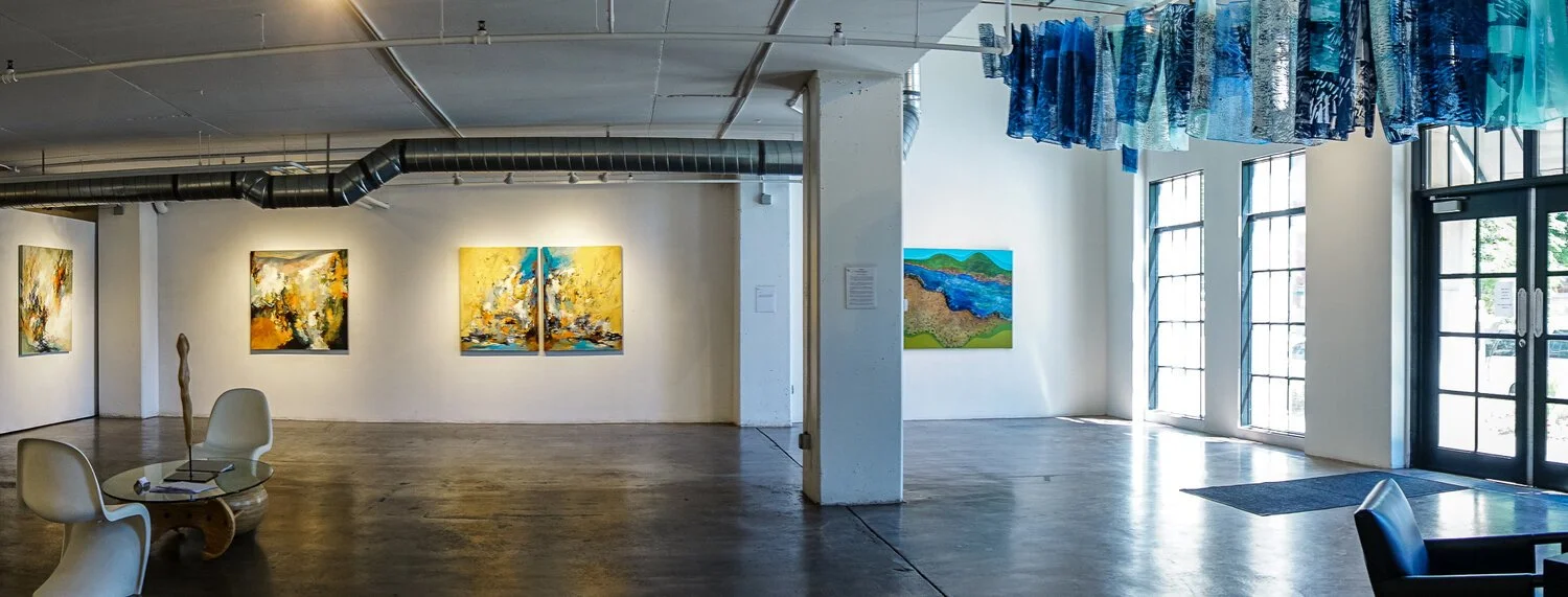 Walker Fine Art Gallery. This is an Exhibition View.