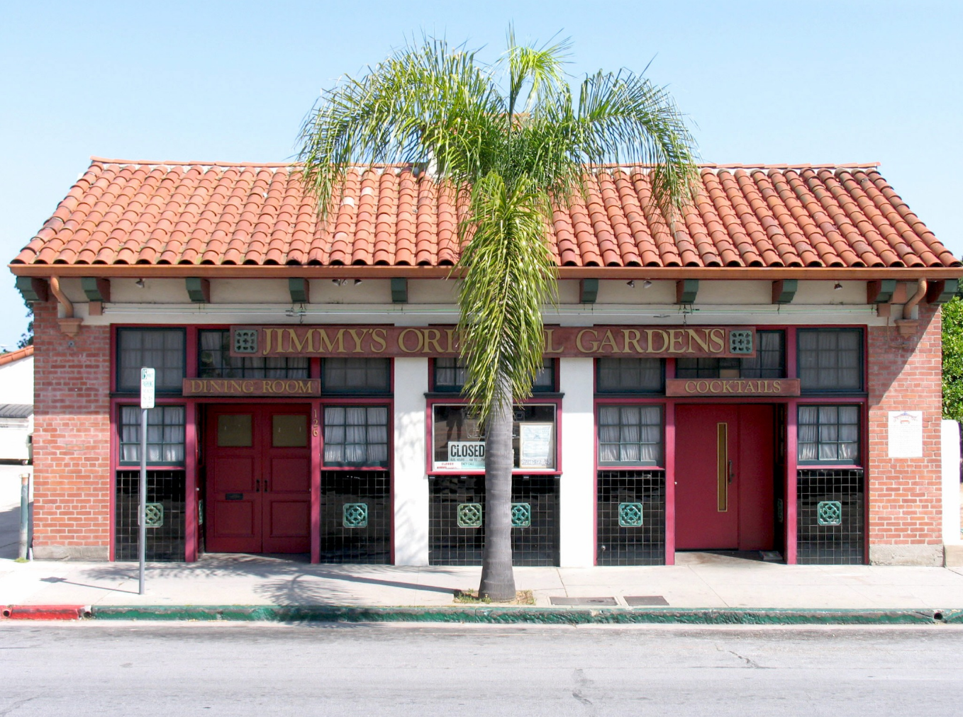 Exterior of Jimmy's Oriental Gardens & The Chung residence