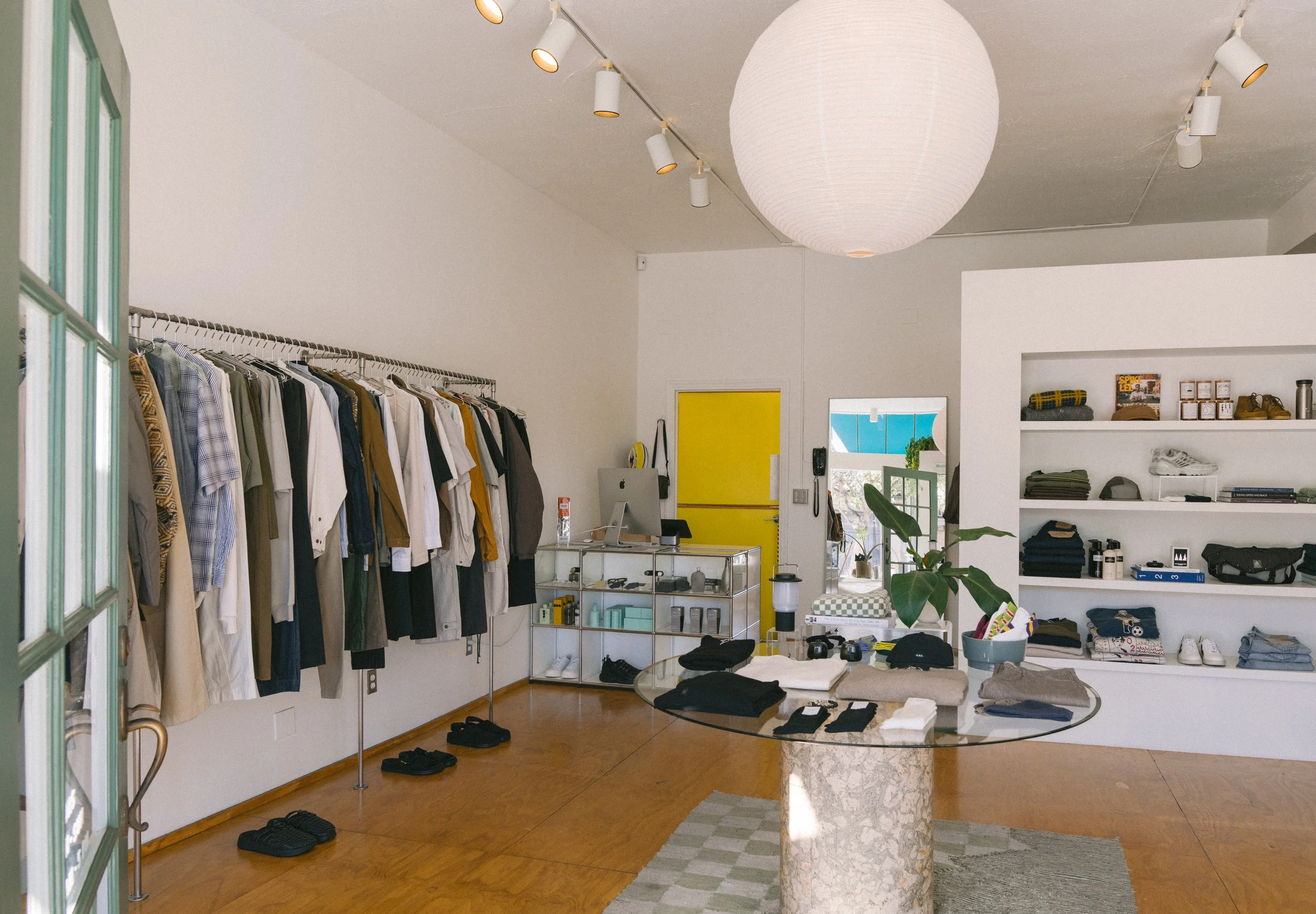 Inside of boutique shop