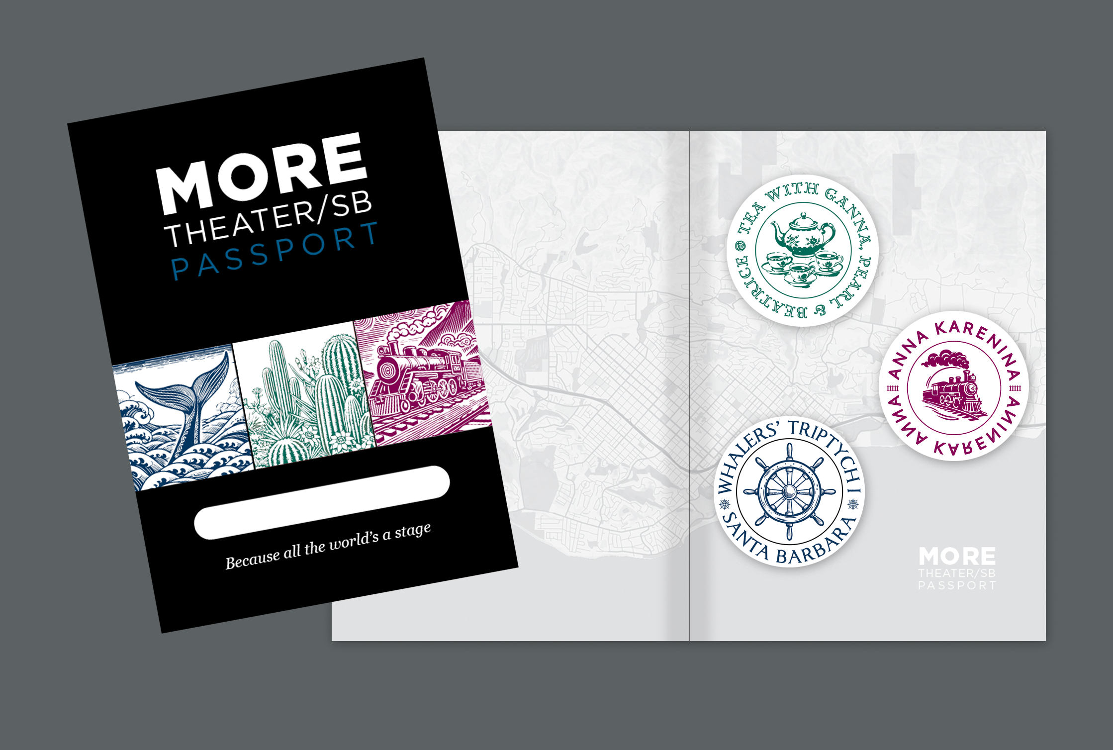 MORE THEATER PASSPORT + STICKERS