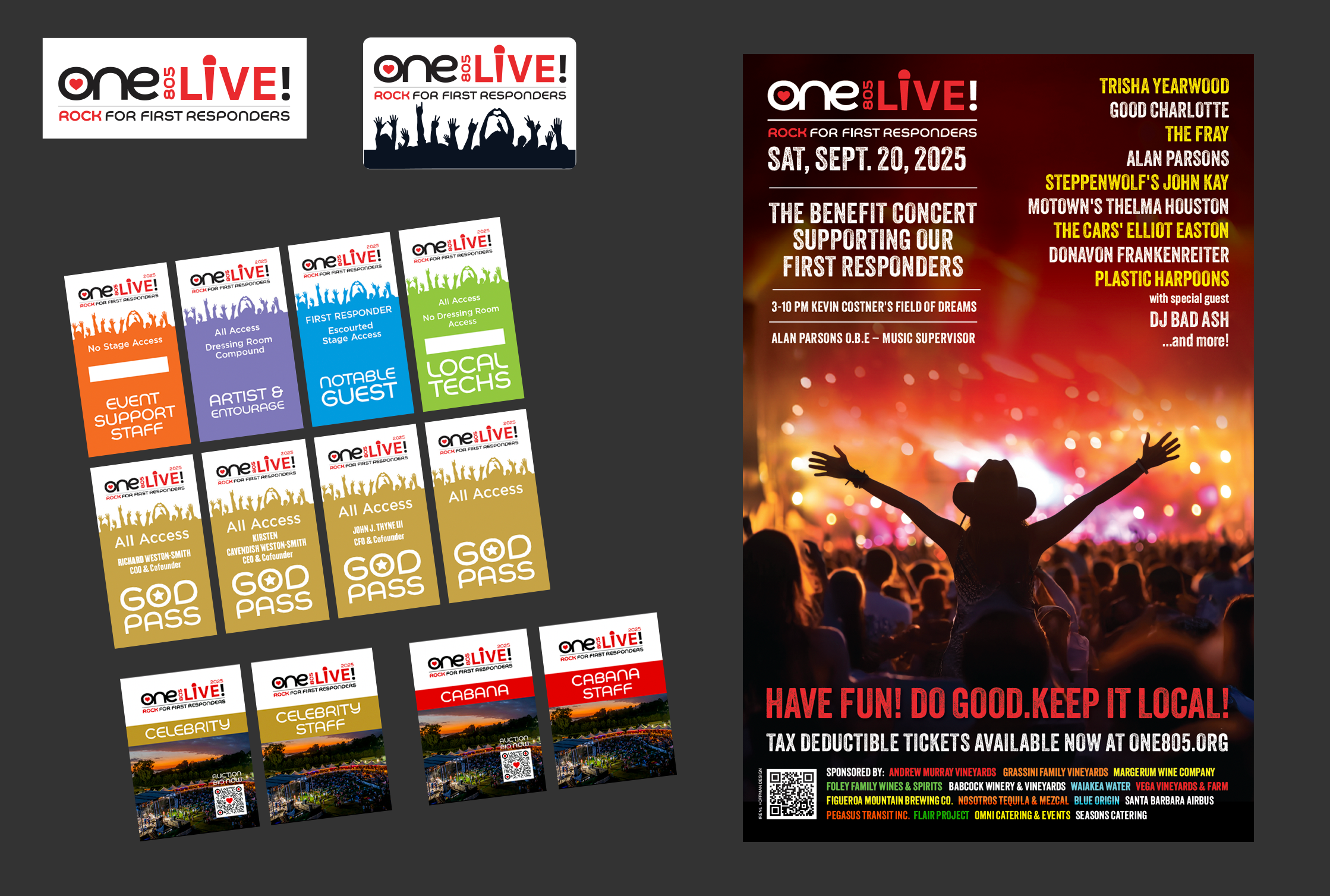 ONE805 2025 CONCERT GRAPHICS