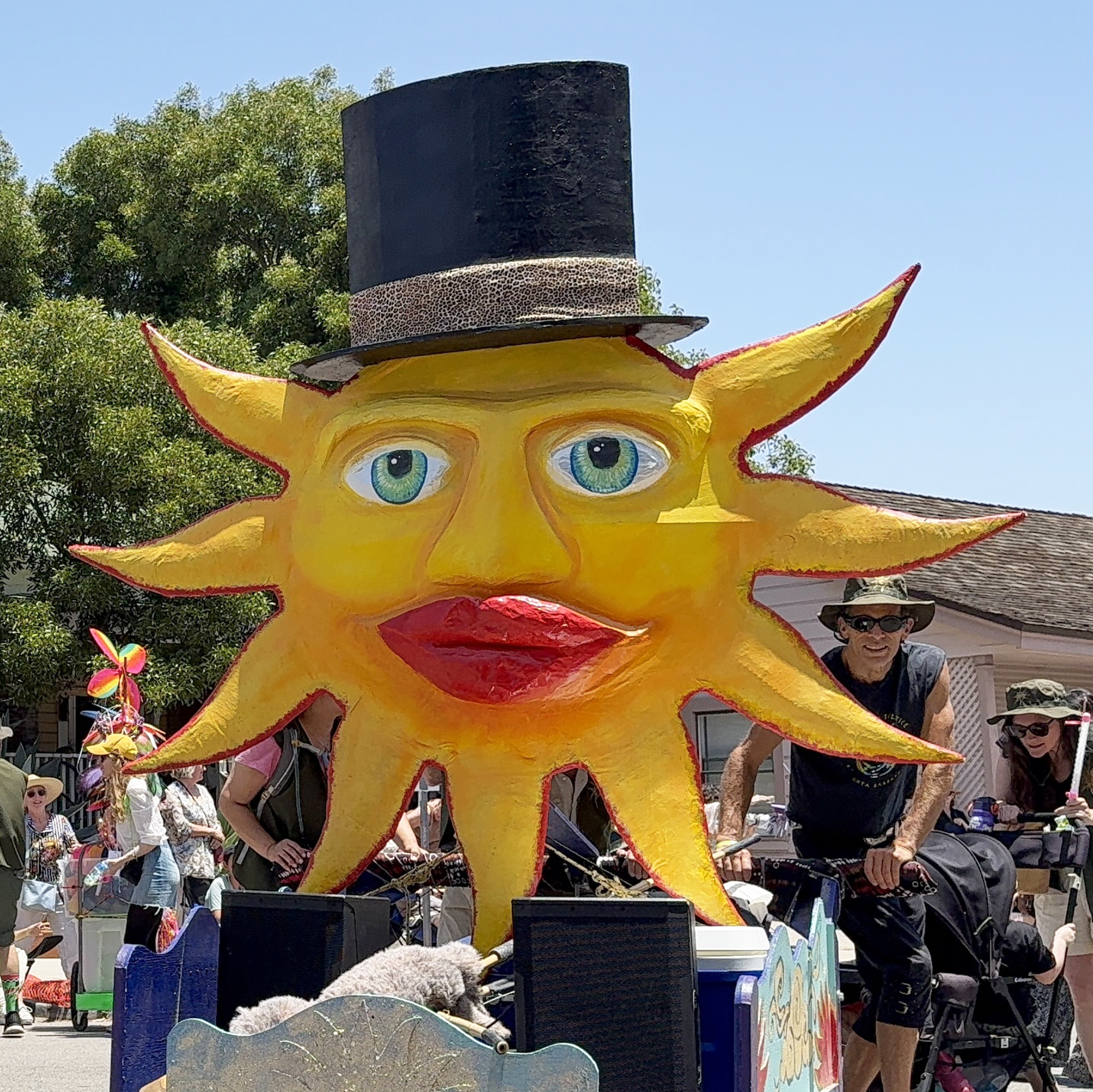 Santa Barbara Summer Solstice Parade sun float