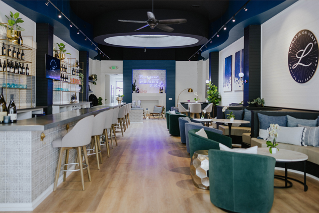 Interior of the Longoria Wines tasting room