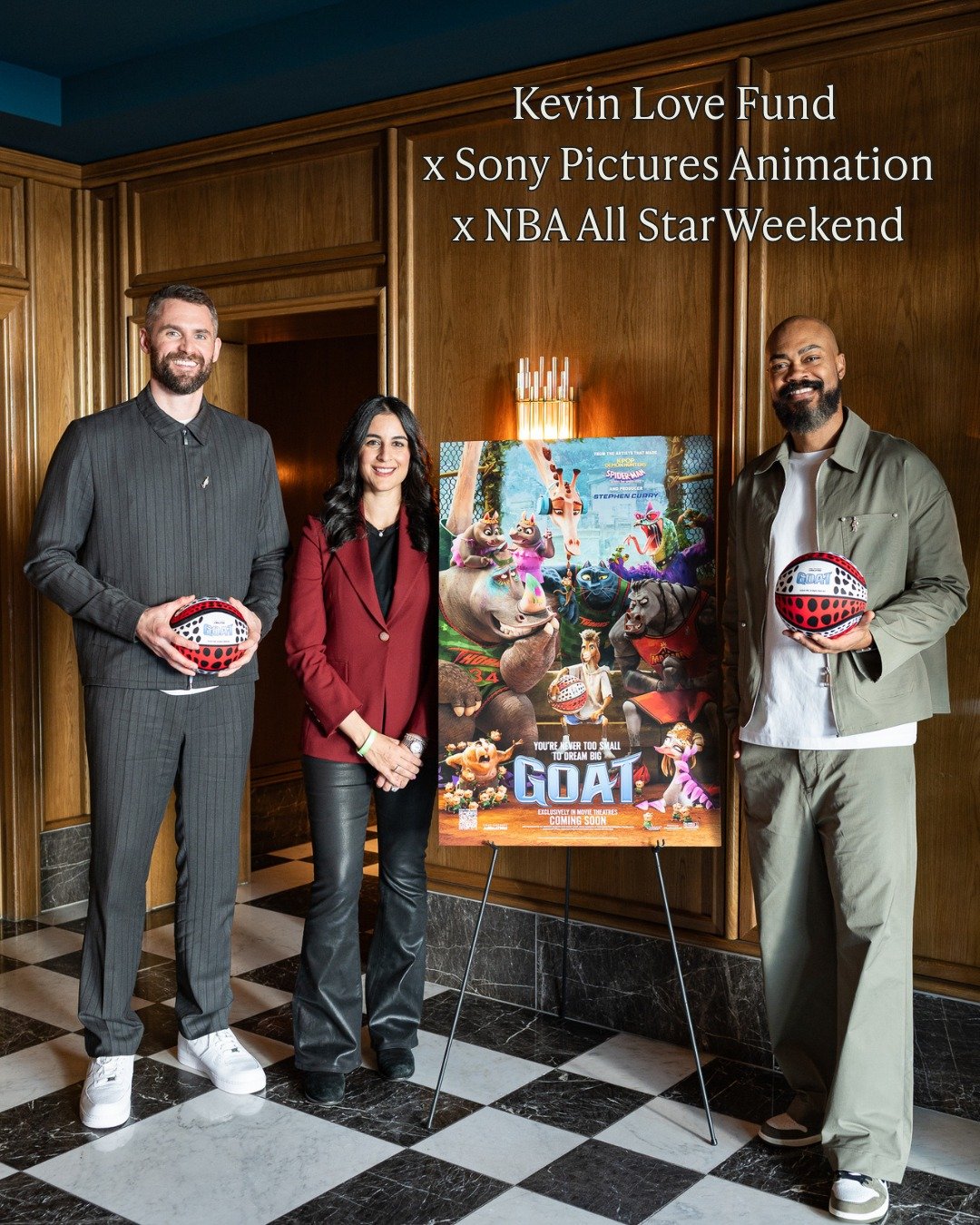 Kevin Love Fund x Sony Pictures Animation x NBA All-Star Weekend 

Thank you to the Kevin Love Fund for inviting me to moderate the panel discussion at the GOAT: Beyond the Game VIP screening during NBA All-Star Weekend in Los Angeles. 🎬🐐

Sharing 