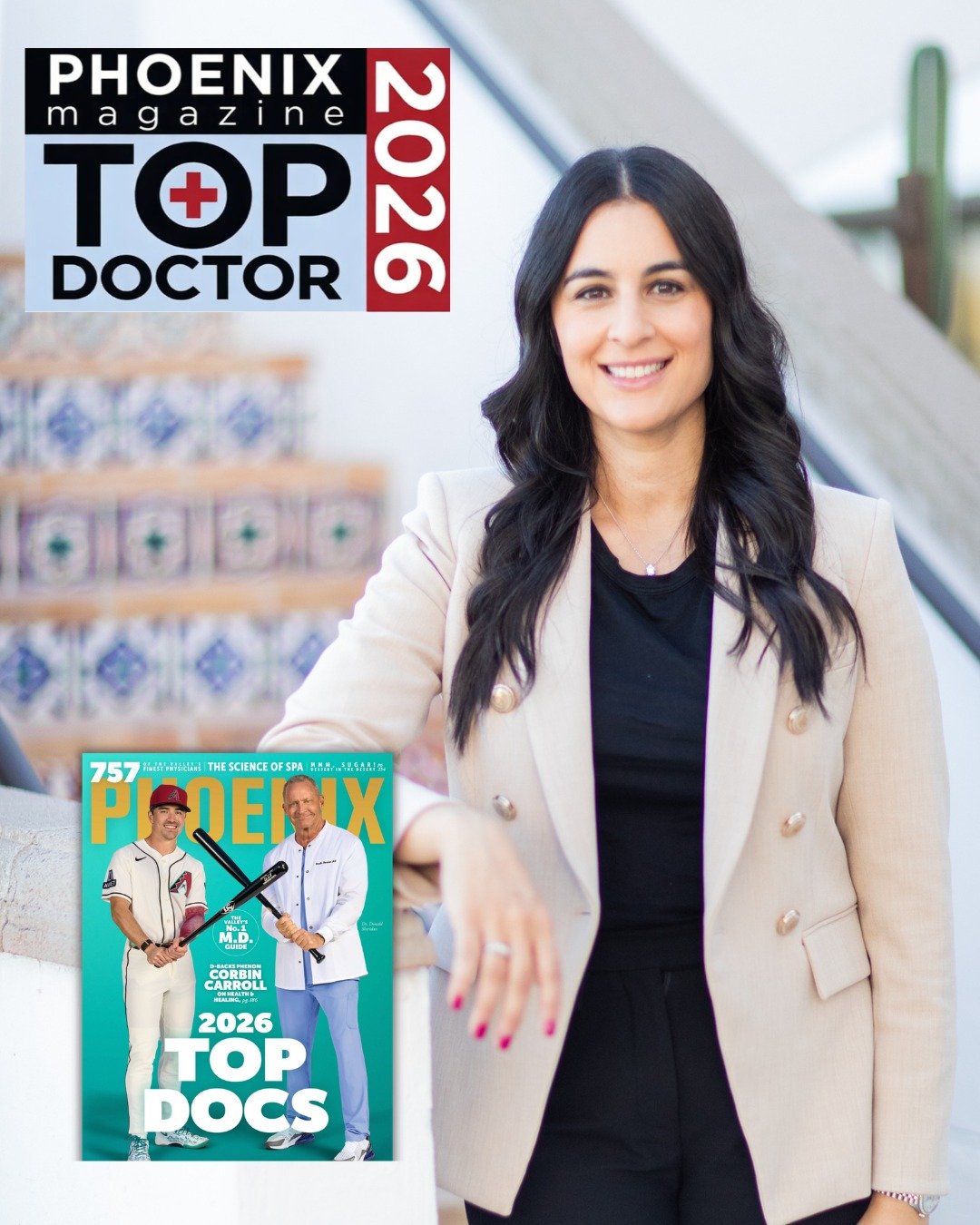 I am honored to share that I have been named a 2026 Phoenix Magazine Top Doc and received the highest number of votes in the category for the third consecutive year.

To be voted and selected by fellow physicians reflects trust, professional standard