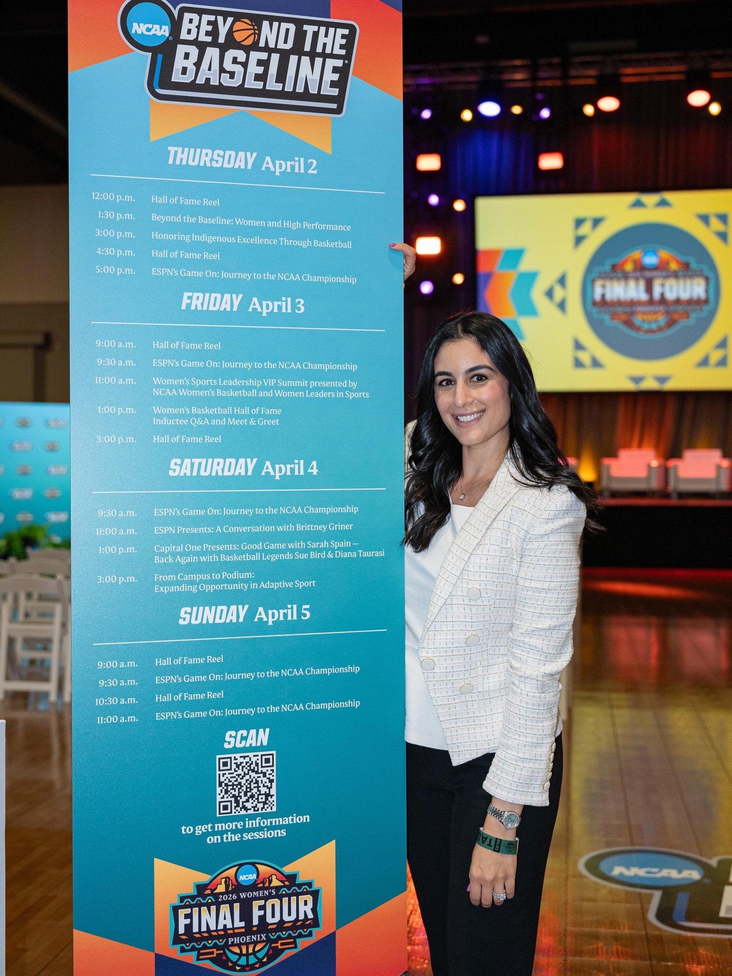 What a day yesterday!

After filming a very special podcast episode (more on that soon&hellip;), I went downtown to speak at the NCAA&rsquo;s Beyond the Baseline event at Tourney Town. 

What an honor to speak with the Mayor of Phoenix, as well as Am