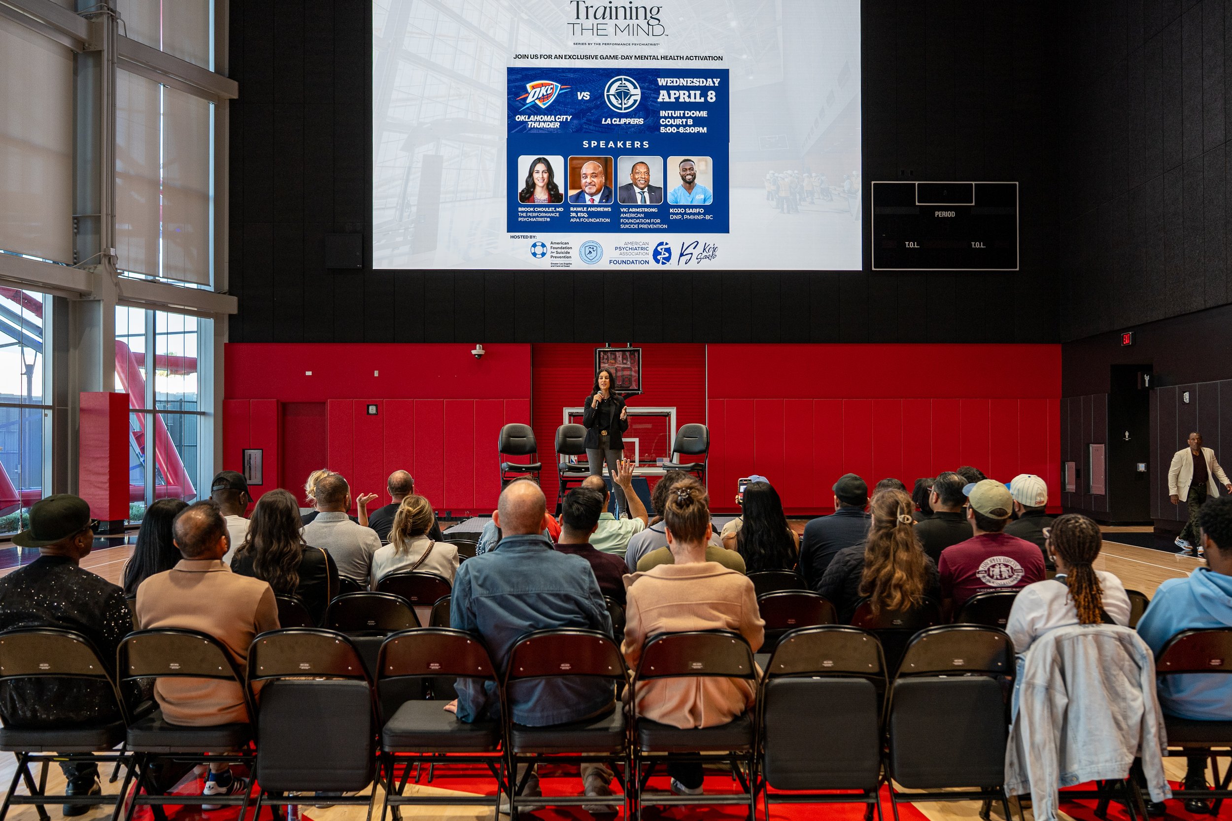 Training the Mind Series™ Brings Mental Health and Performance Conversations to Intuit Dome Ahead Clippers vs. Thunder