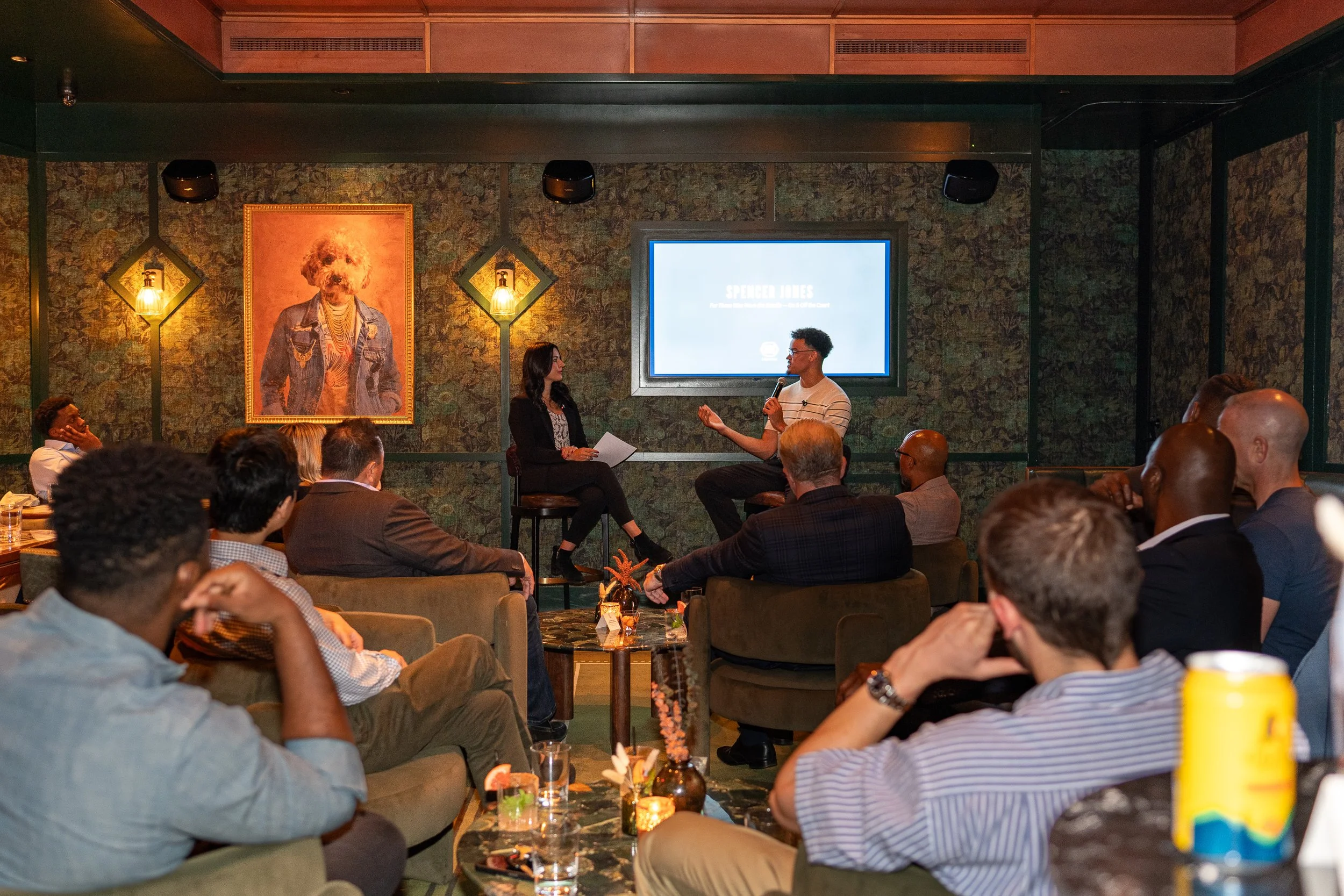 Dr. Brook Choulet and NBA Nugget's Spencer Jones