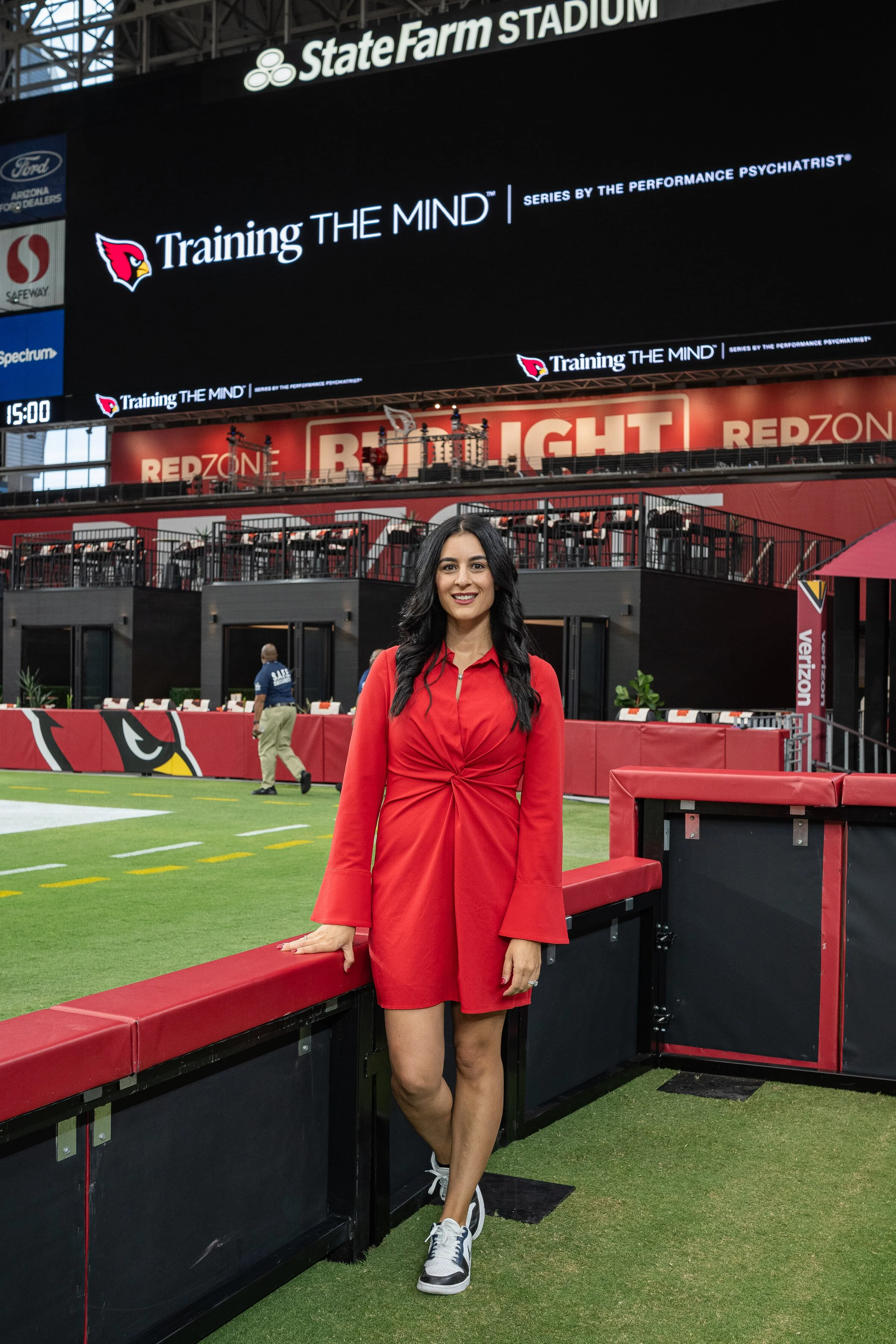 Training the Mind Series® by The Performance Psychiatrist® Dr. Brook Choulet at State Farm Stadium ahead of the Arizona Cardinals Game