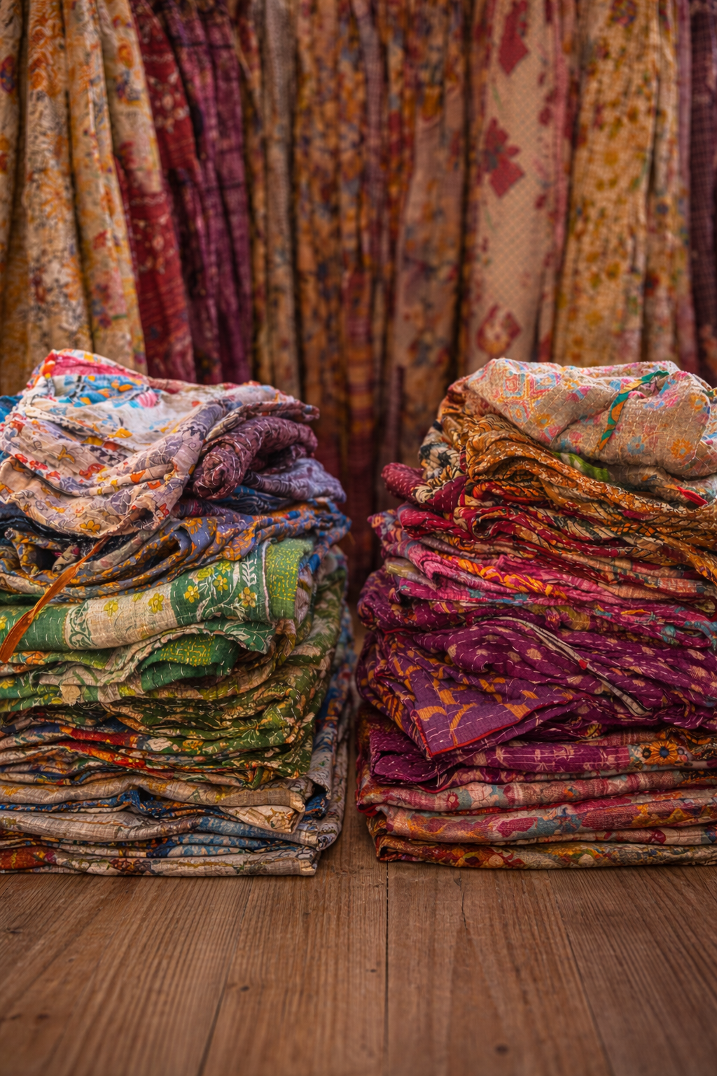 🌿 Willow Kantha Pants (Reversible) -l XS-XL