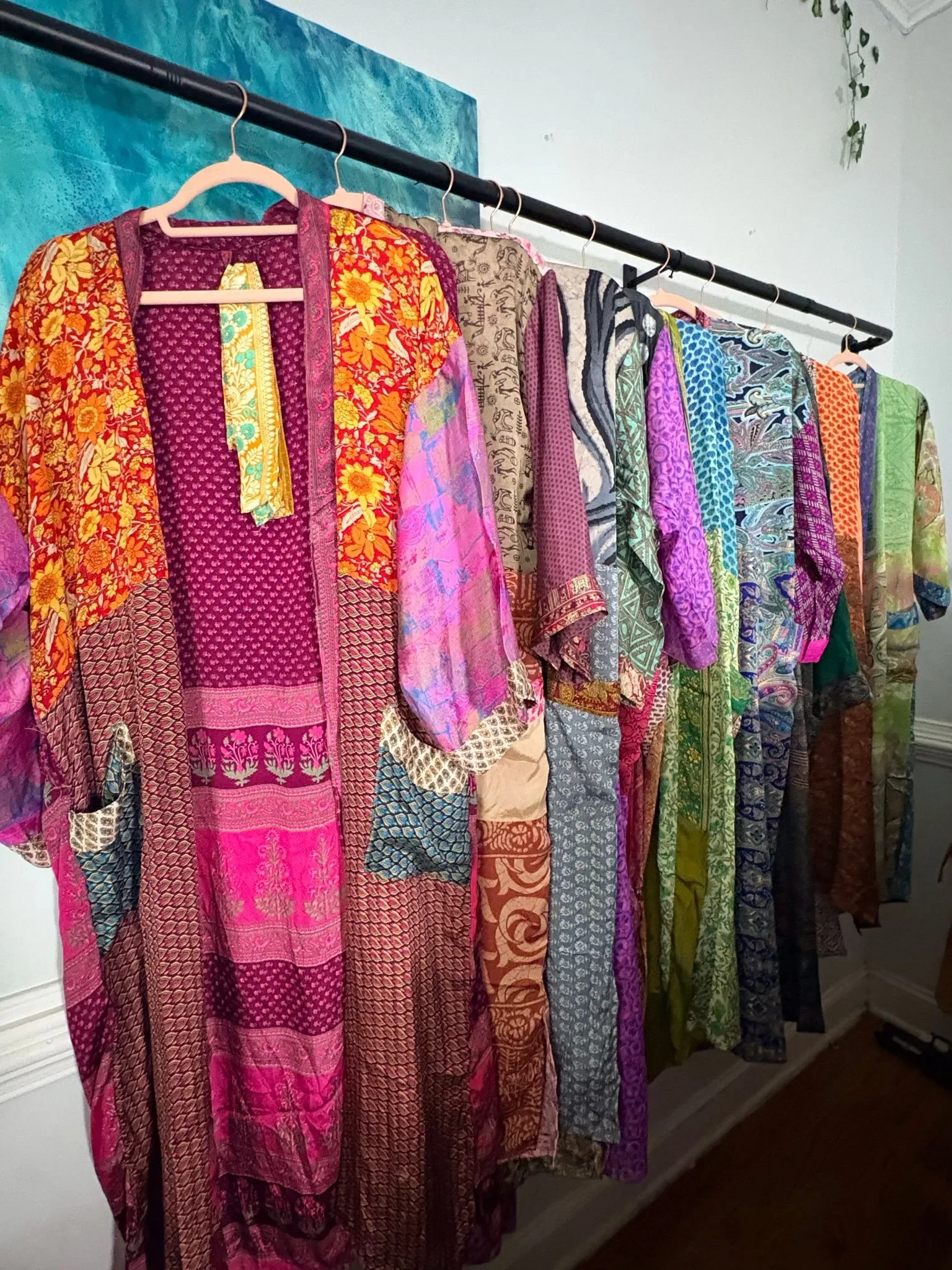 🕊️ Iris → silk saree robes - OS