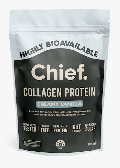 Grass-fed Collagen Protein Powder - Creamy Vanilla 450g