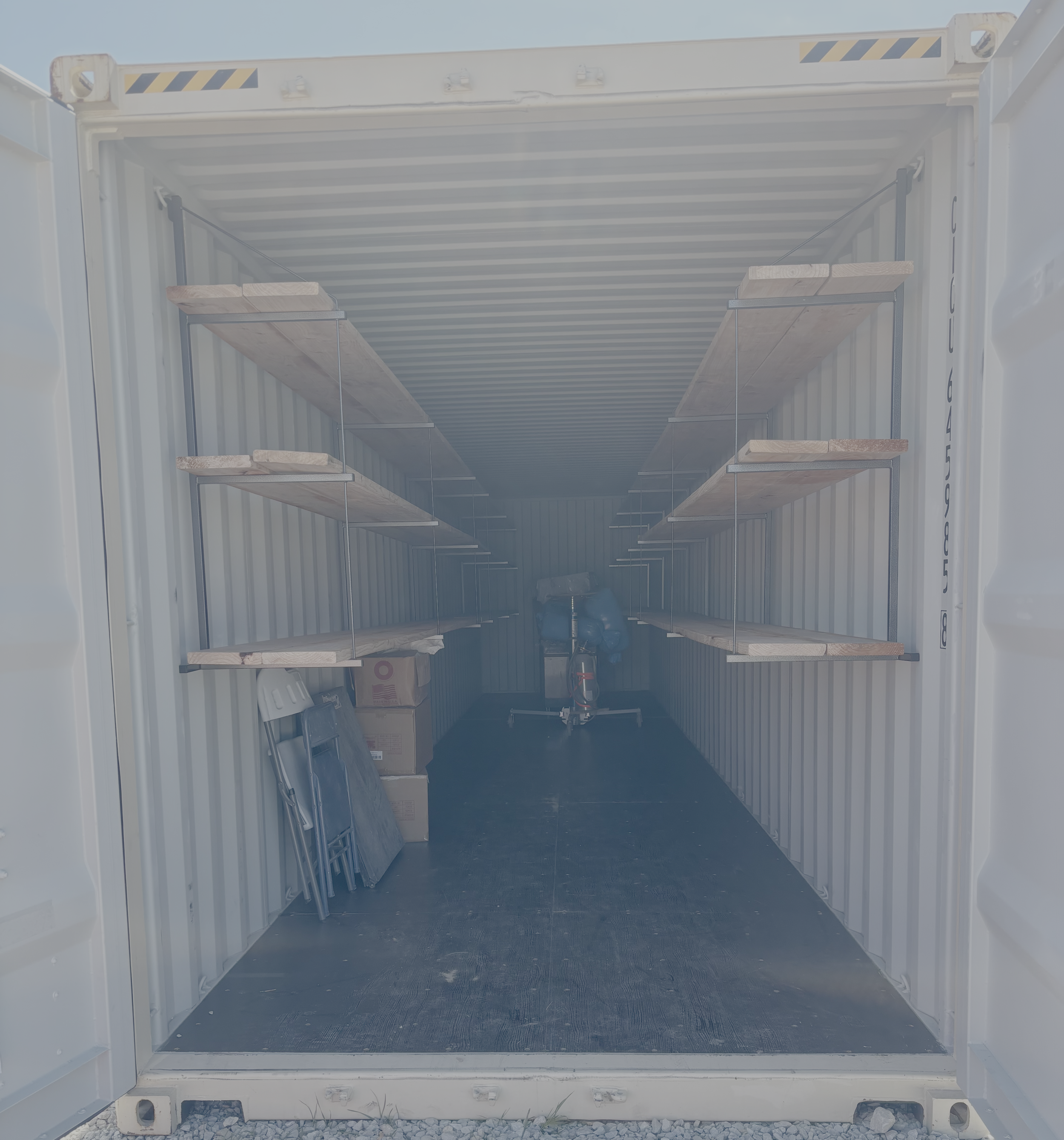 40ft Organized Container