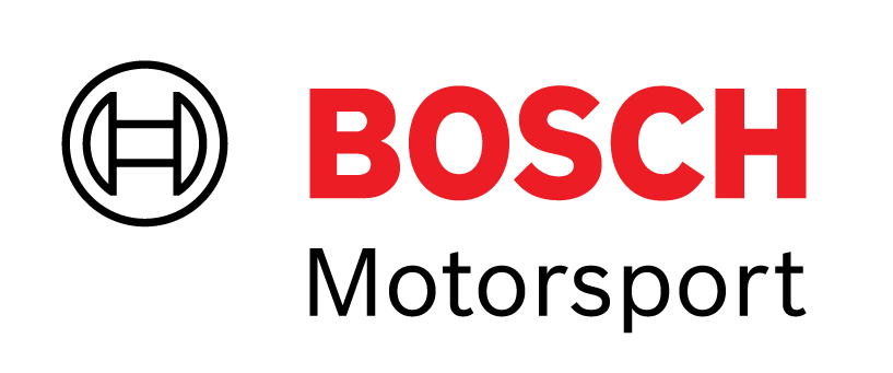 Bosch Motorsport logo with black and red text
