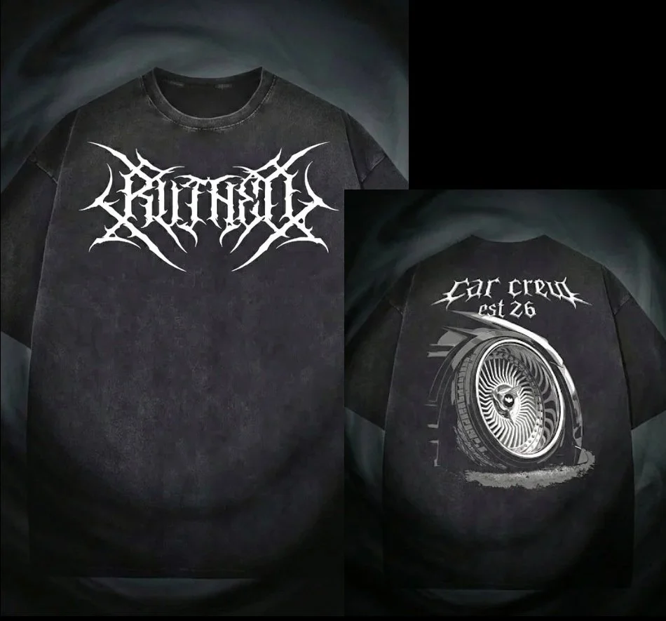 CREW SHIRT "Carving Head"