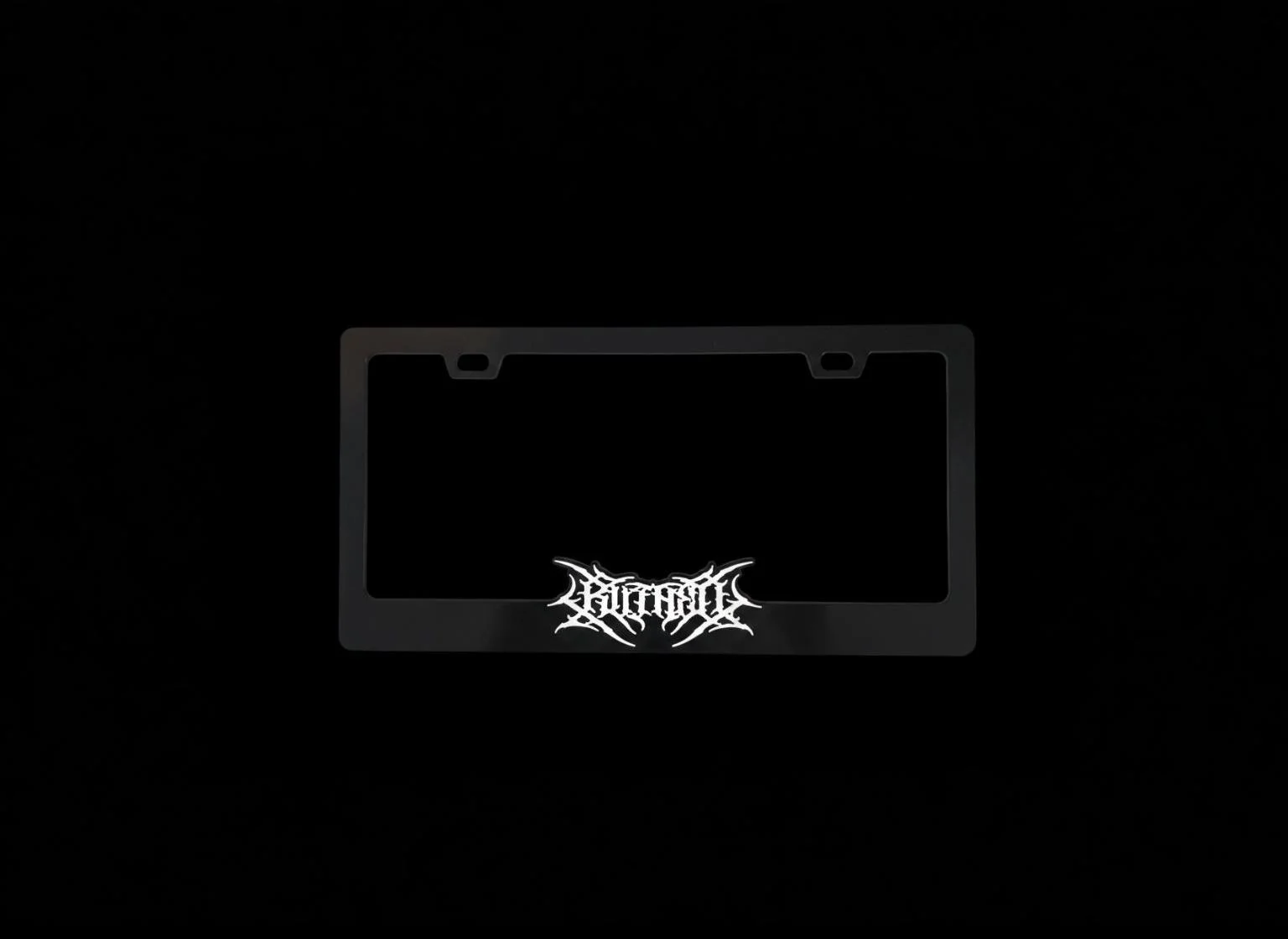 RUINED license plate frame