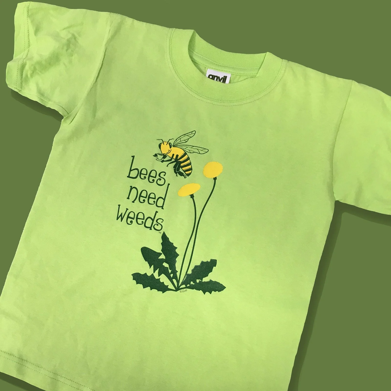 Bees Need Weeds t-shirt