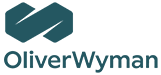 Oliver Wyman logo featuring two interlocking shapes above the company's name.