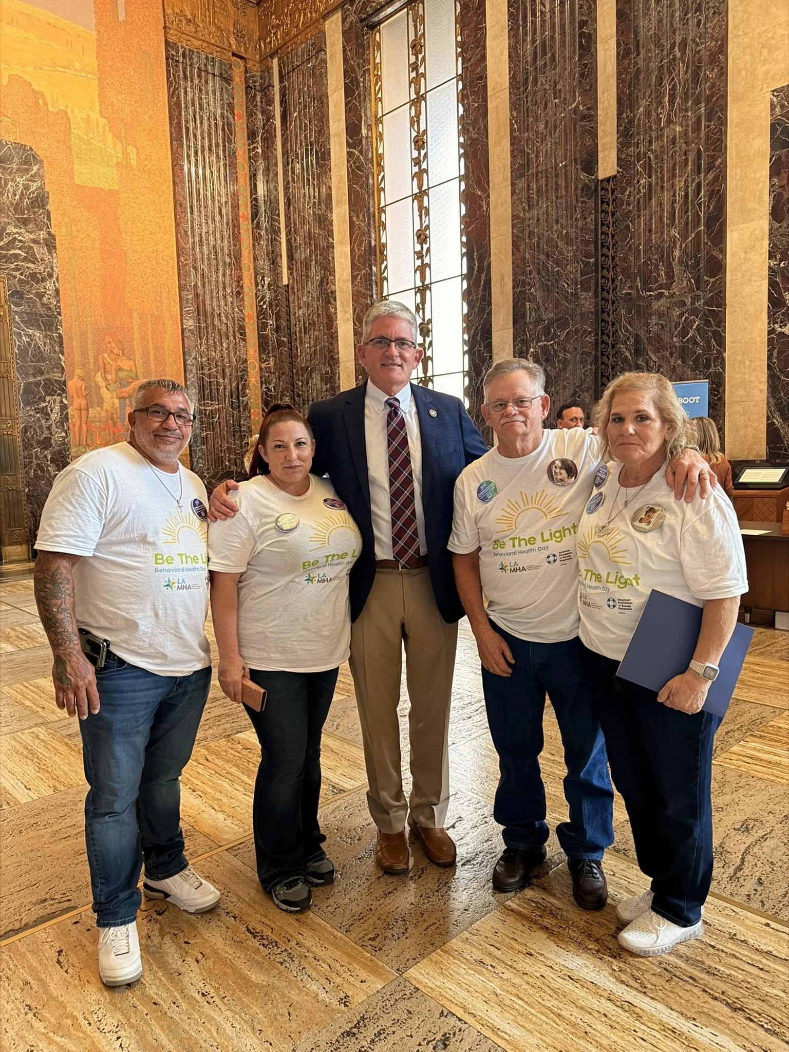 What a productive day we had at the Capital for Behavioral Health Day. We had the opportunity to meet with a representative from the Governor’s office, as well as several senators and representatives.