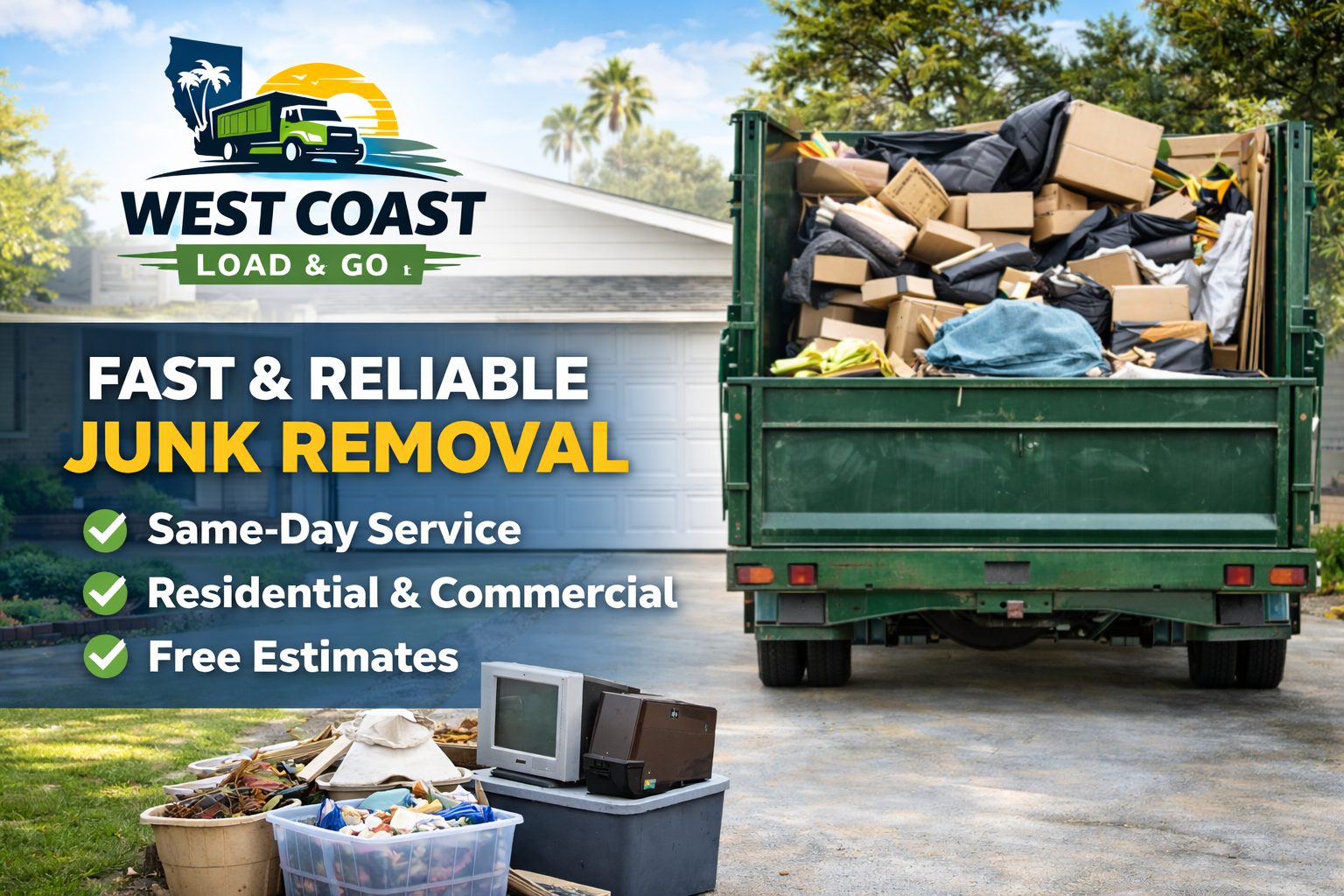 West Coast Load and Go Junk Removal