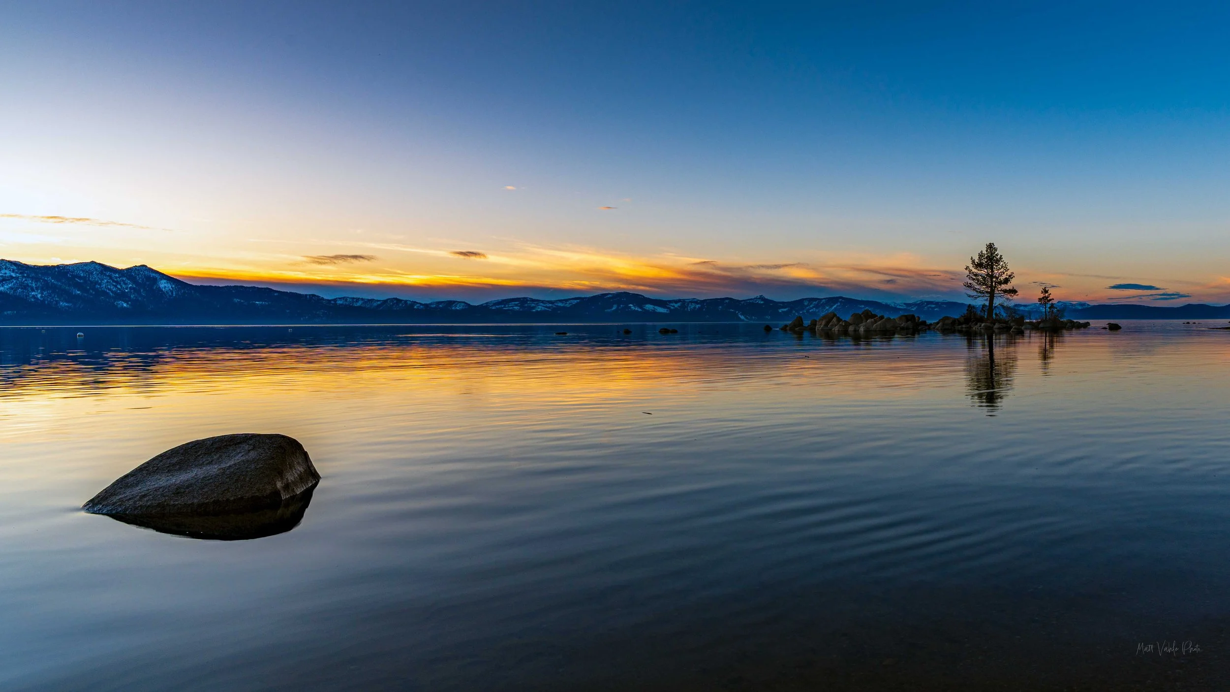 Lake Tahoe at Sunset