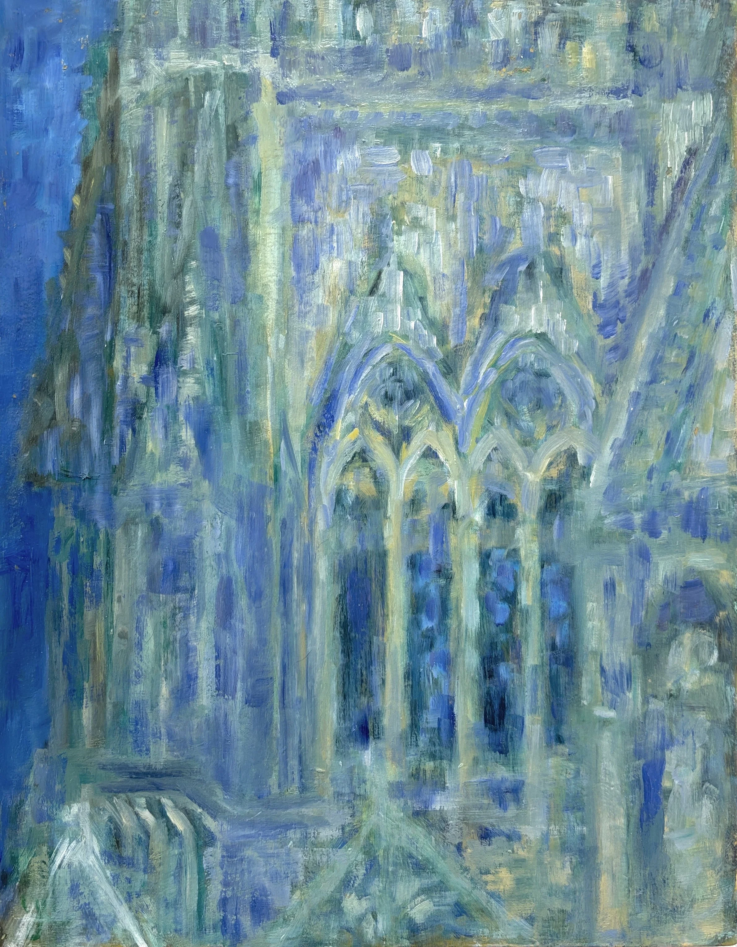 Egg tempera on wood panel 14x12 in.
