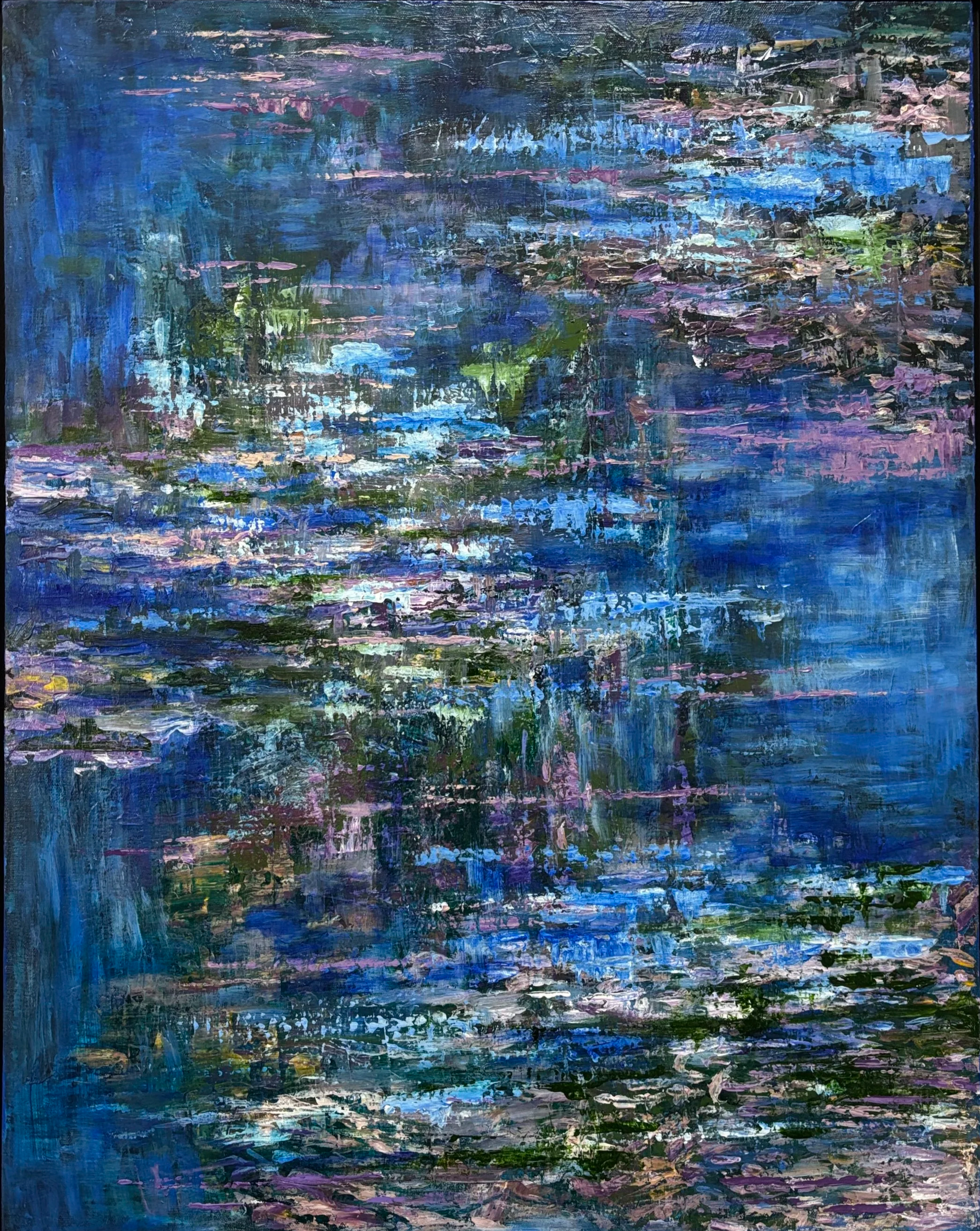 Layers of decision  acrylic 28x22 in.