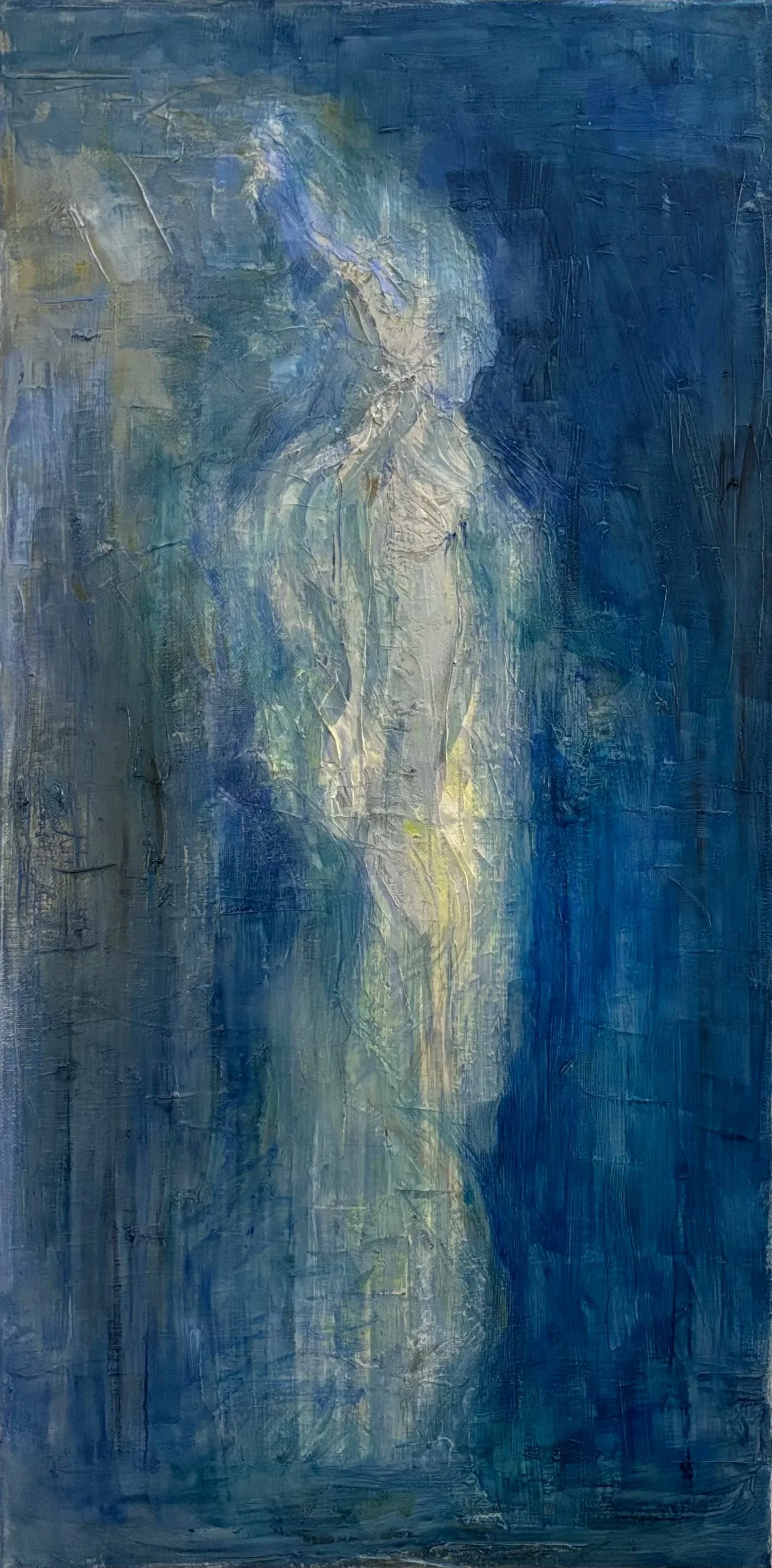 Figure A - oil on canvas 24 x 12in.