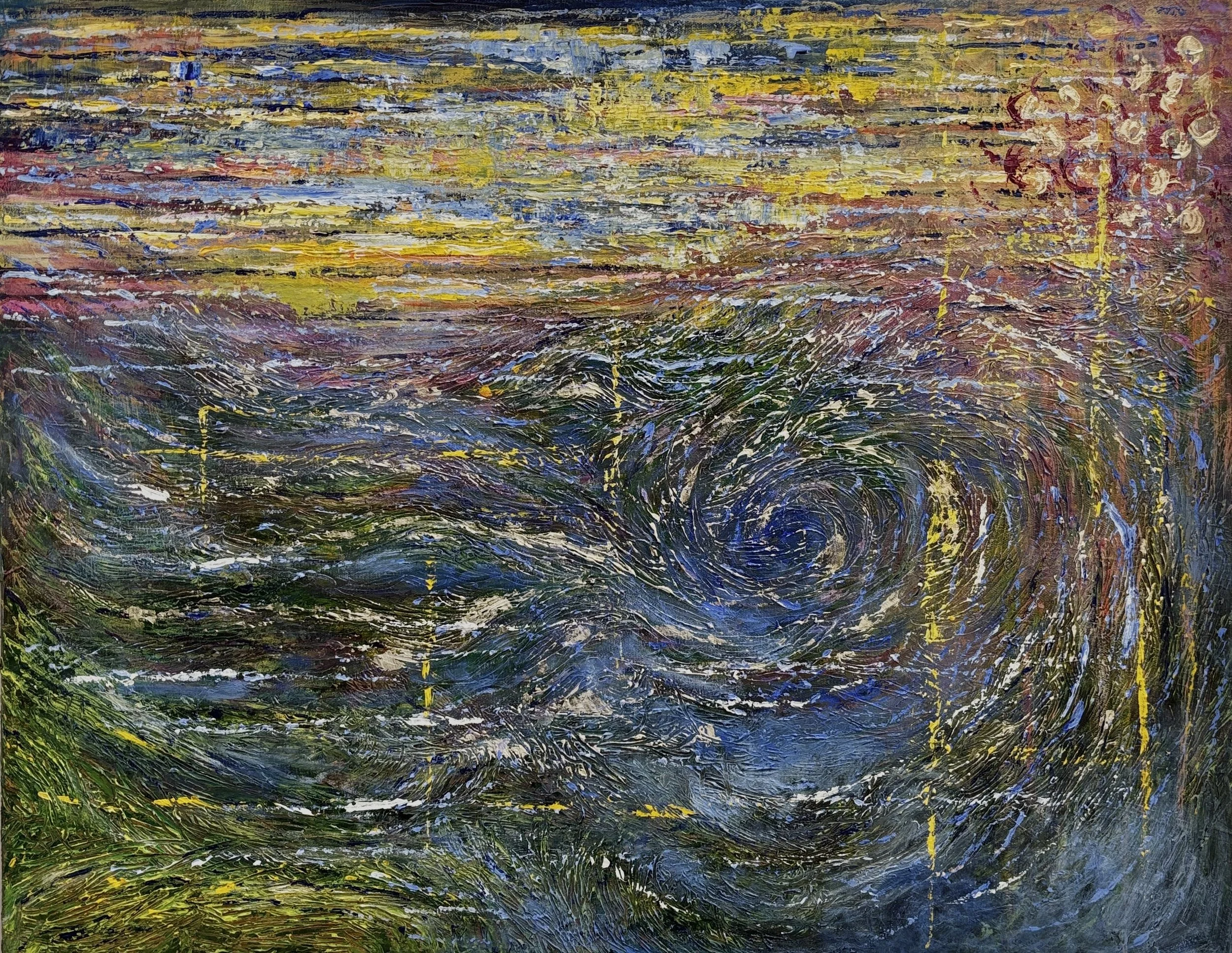 A nature call -acrylic 22x28in.