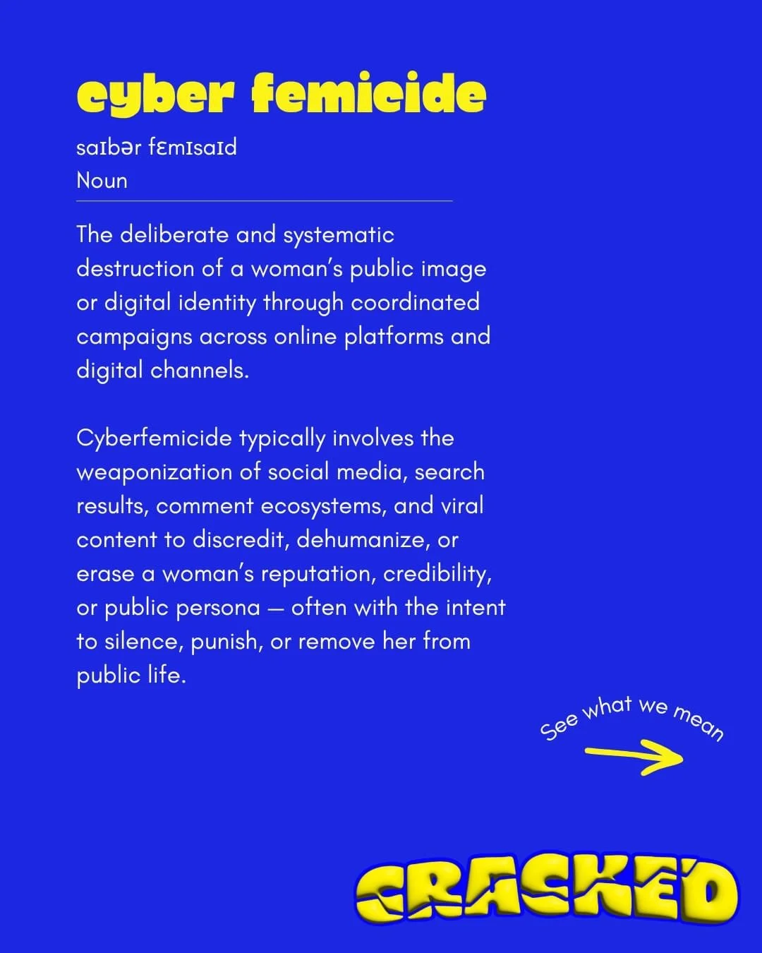This word didn&rsquo;t exist&hellip;until today. And awful or not guilty or not&hellip;does the punishment fit the crime!? #cyberfemicide
