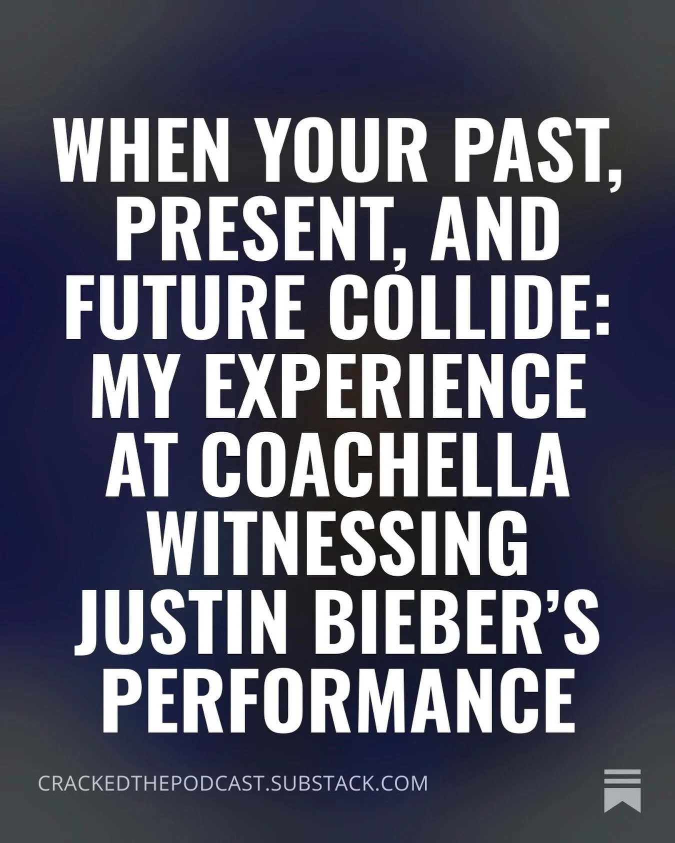 Going to my first Coachella at 37-I think he gave me a very unique perspective. Check out why reset write up on my take of Justin Bieber&lsquo;s performance.🎡🚀