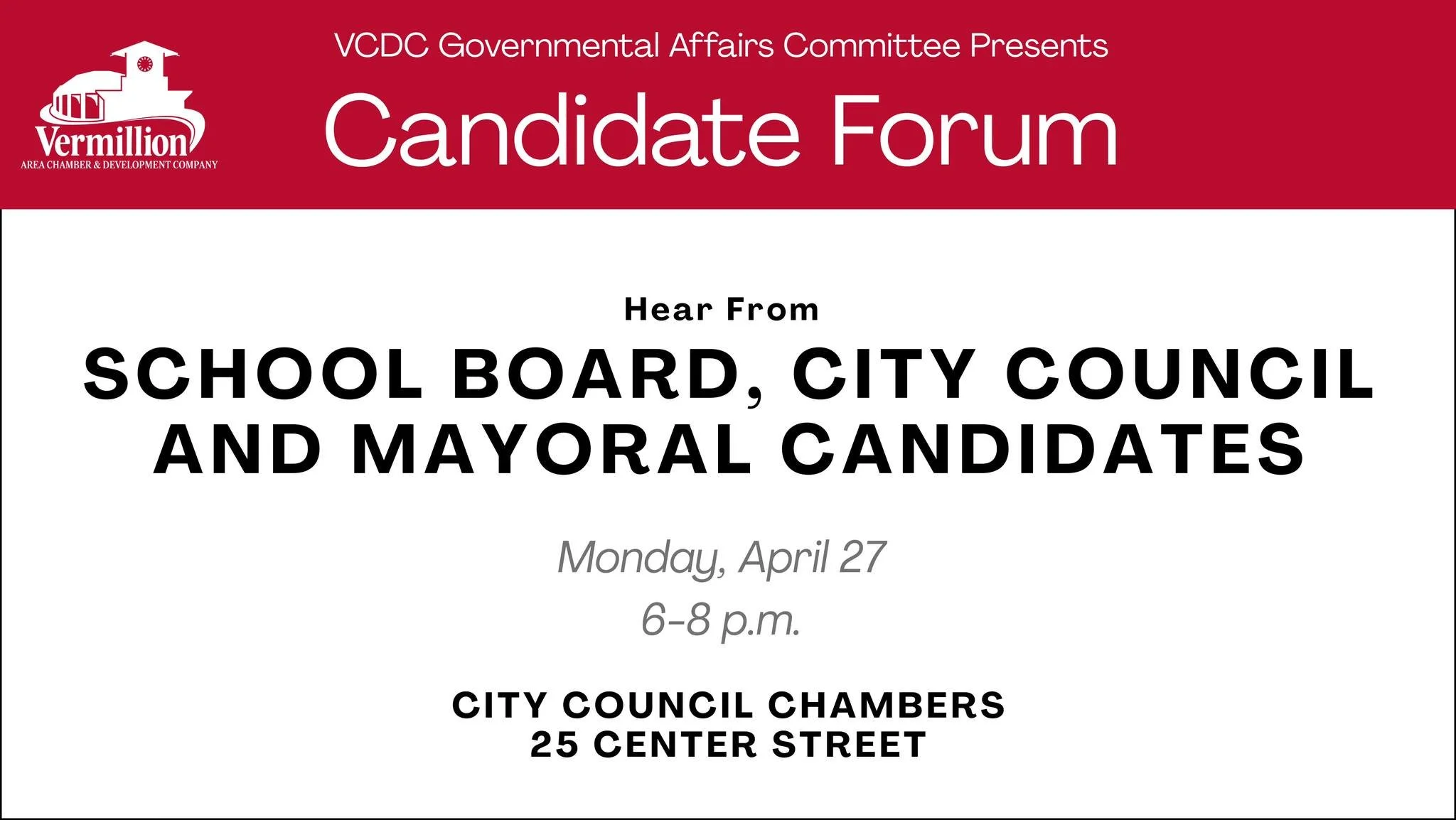 Candidate Forum: School Board, City Council, Mayor