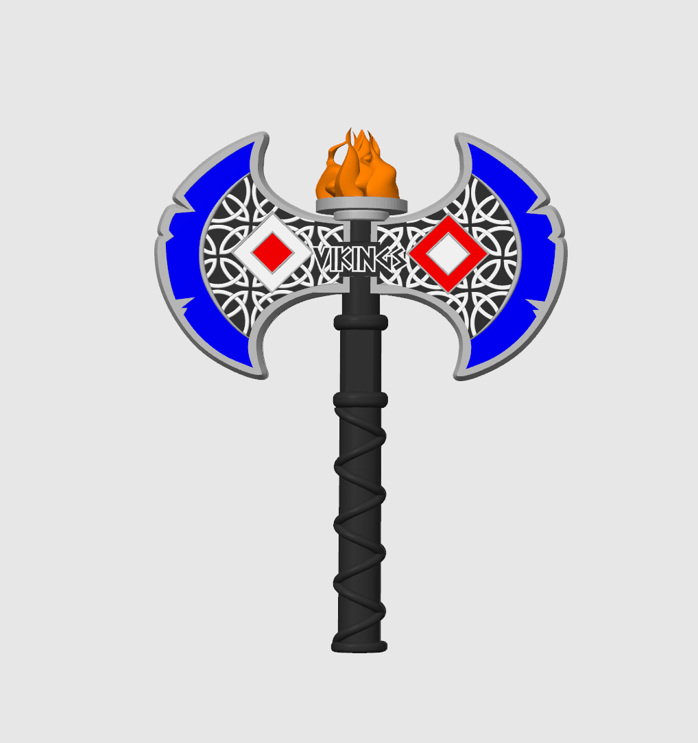 Mini Battle Axe Plaque