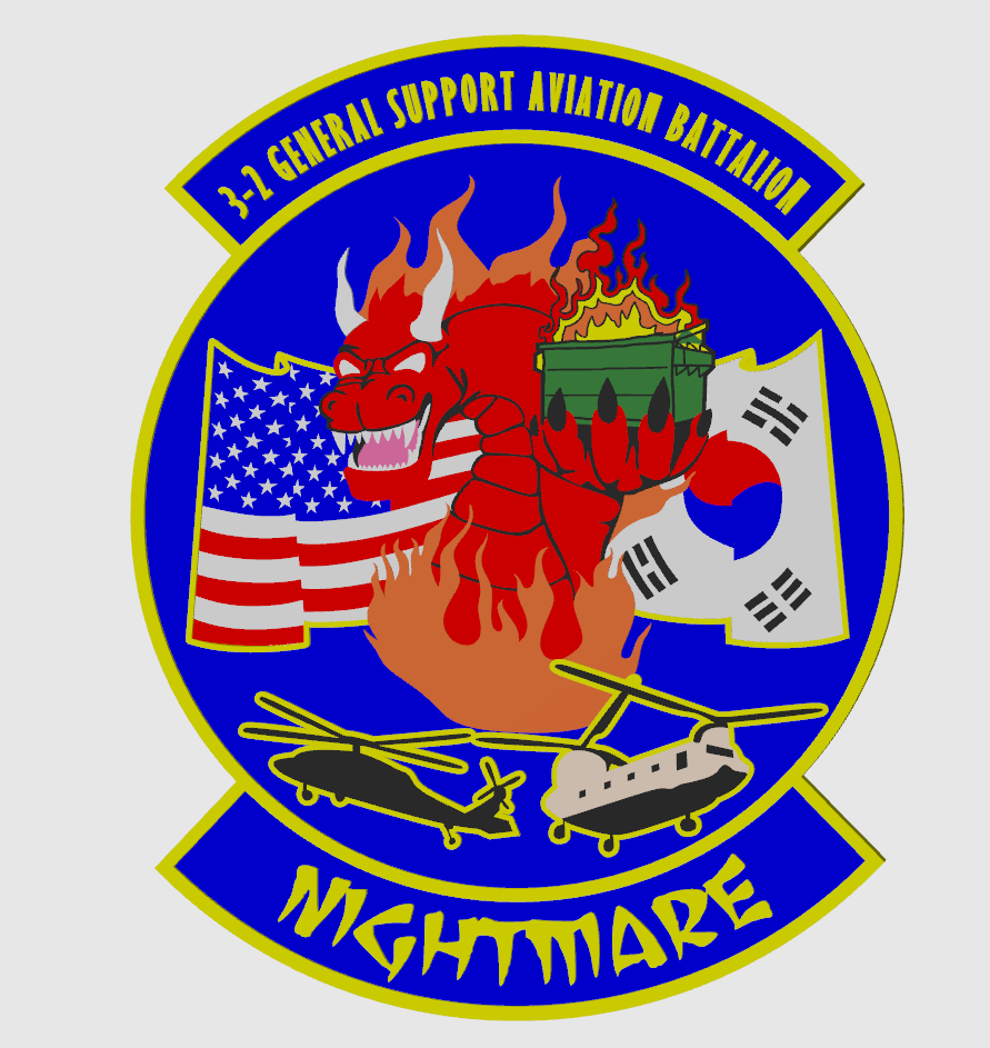 3-2 General Support Aviation Battlaion Plaque